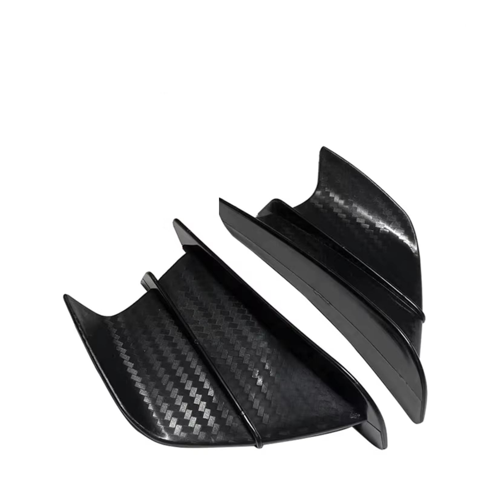 NNJIEUPO Motorrad-Windflügel Für CBR1000RR Motorrad Winglet Aerodynamische Für Flügel Kit Spoiler Motorrad Zubehör Motorrad Ersatzteile(Matte Carbon Look) von NNJIEUPO