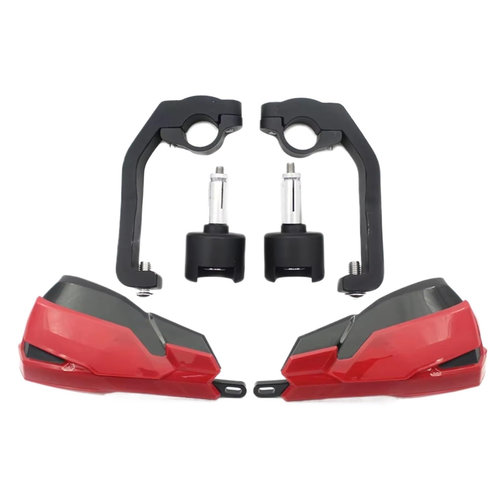 NNJIEUPO Motorrad-Windflügel Für CRF1000 L Für Africa Für Twin 2014 2015 2016 2017 2018 2019 Handschutz Protector Kit Mit Spoiler Vorbau Windabweiser(Red) von NNJIEUPO