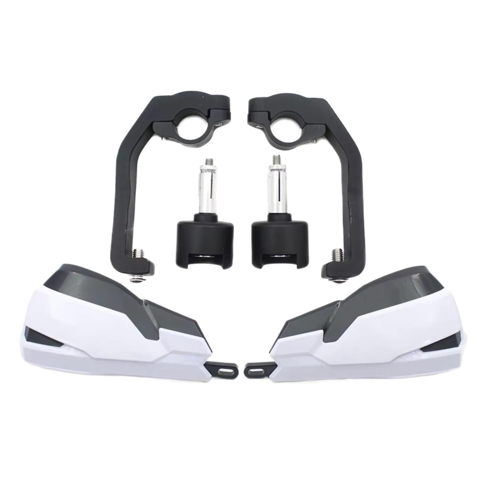 NNJIEUPO Motorrad-Windflügel Für CRF1000 L Für Africa Für Twin 2014 2015 2016 2017 2018 2019 Handschutz Protector Kit Mit Spoiler Vorbau Windabweiser(White) von NNJIEUPO