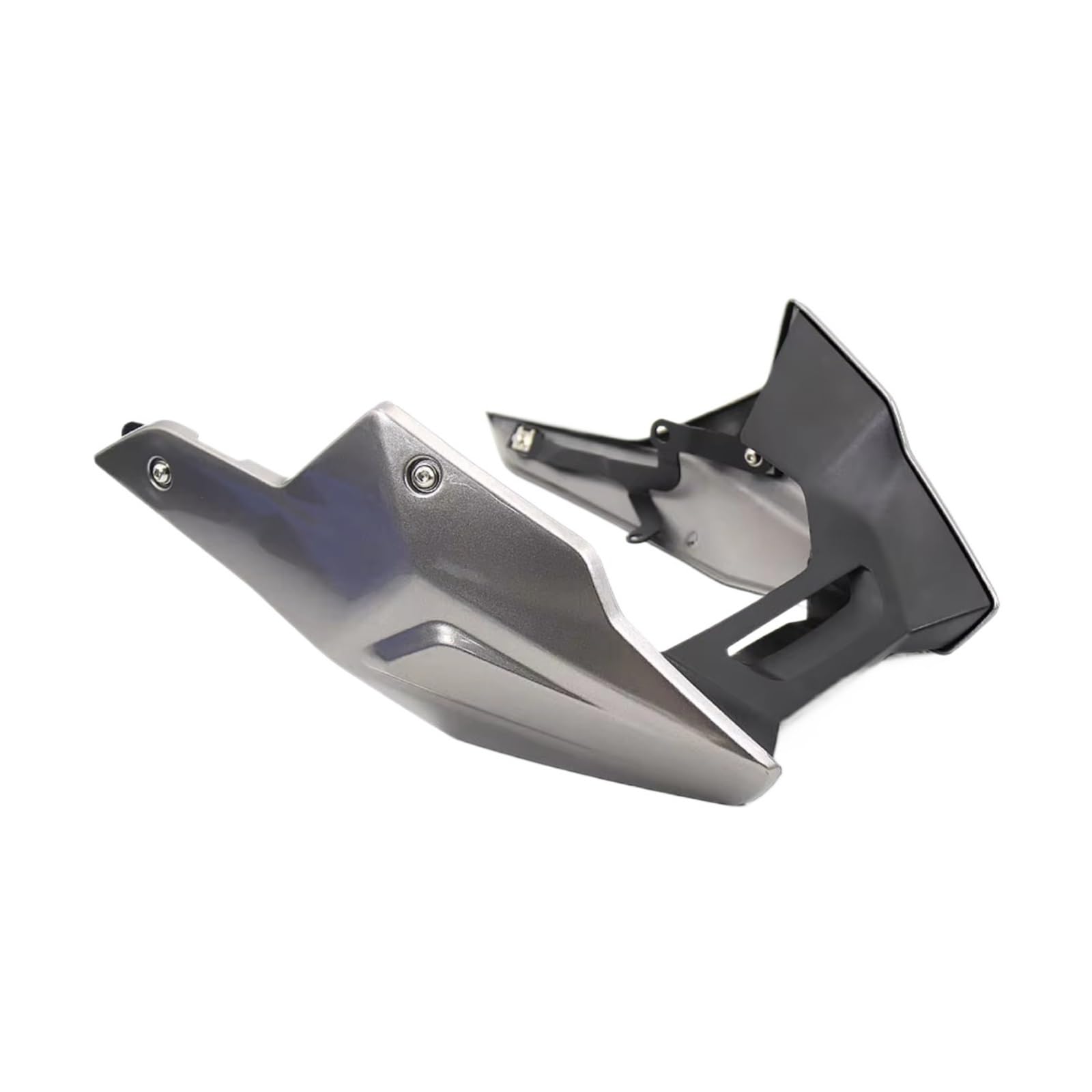 NNJIEUPO Motorrad-Windflügel Für F900R Für F900XR 2020 2021 Niedrigeren Motor Chassis Schutz Skid Platte Spoiler Für Expedition Abdeckung Bauch Für Pan Protector(Gray) von NNJIEUPO