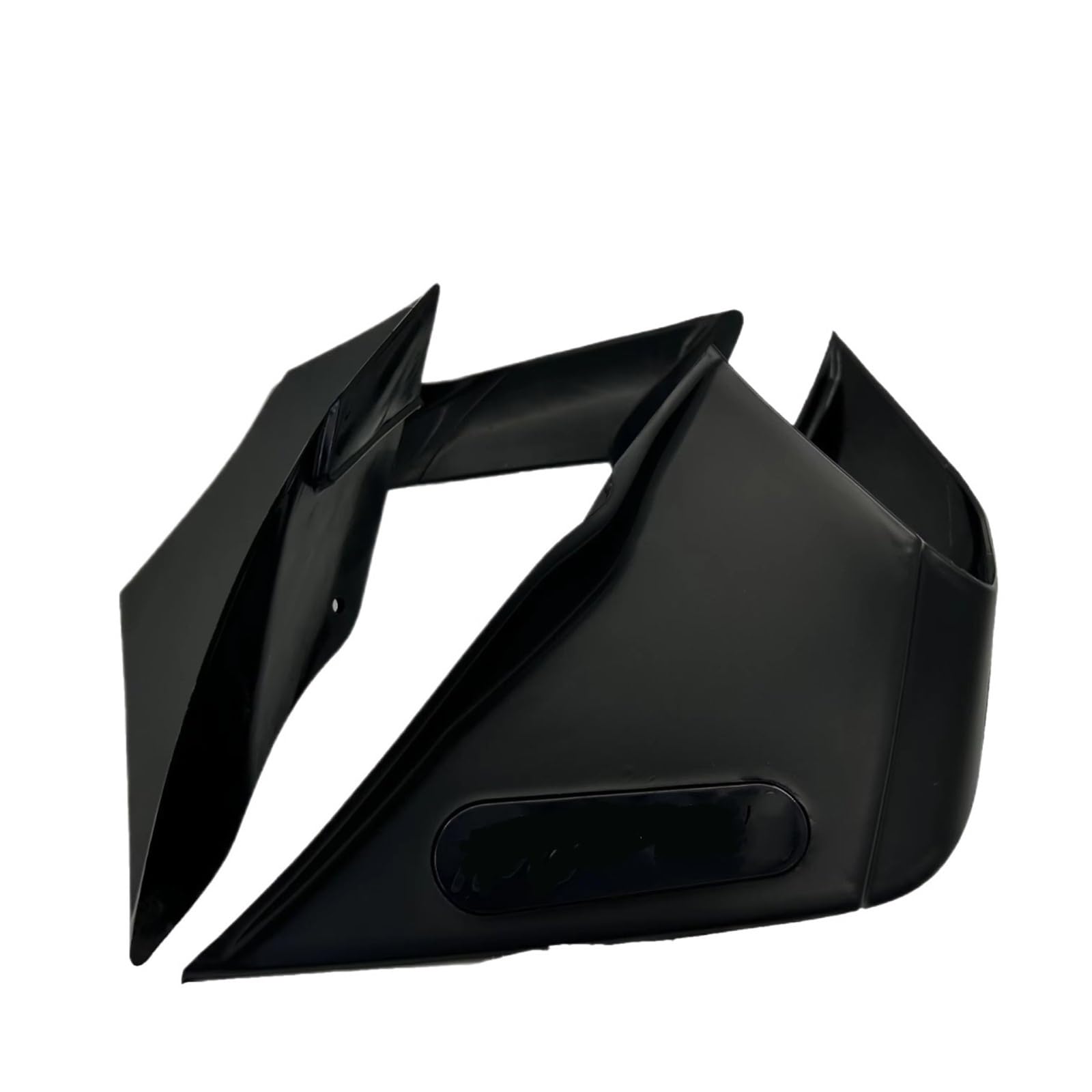 NNJIEUPO Motorrad-Windflügel Für Ninja400 2018 2019 2020 2021 2022 2023 2024 Motorrad Front Licht Gugel Seite Winglet Wind Fin Spoiler Trim Abdeckung Motorrad Zubehör(Matte Black) von NNJIEUPO