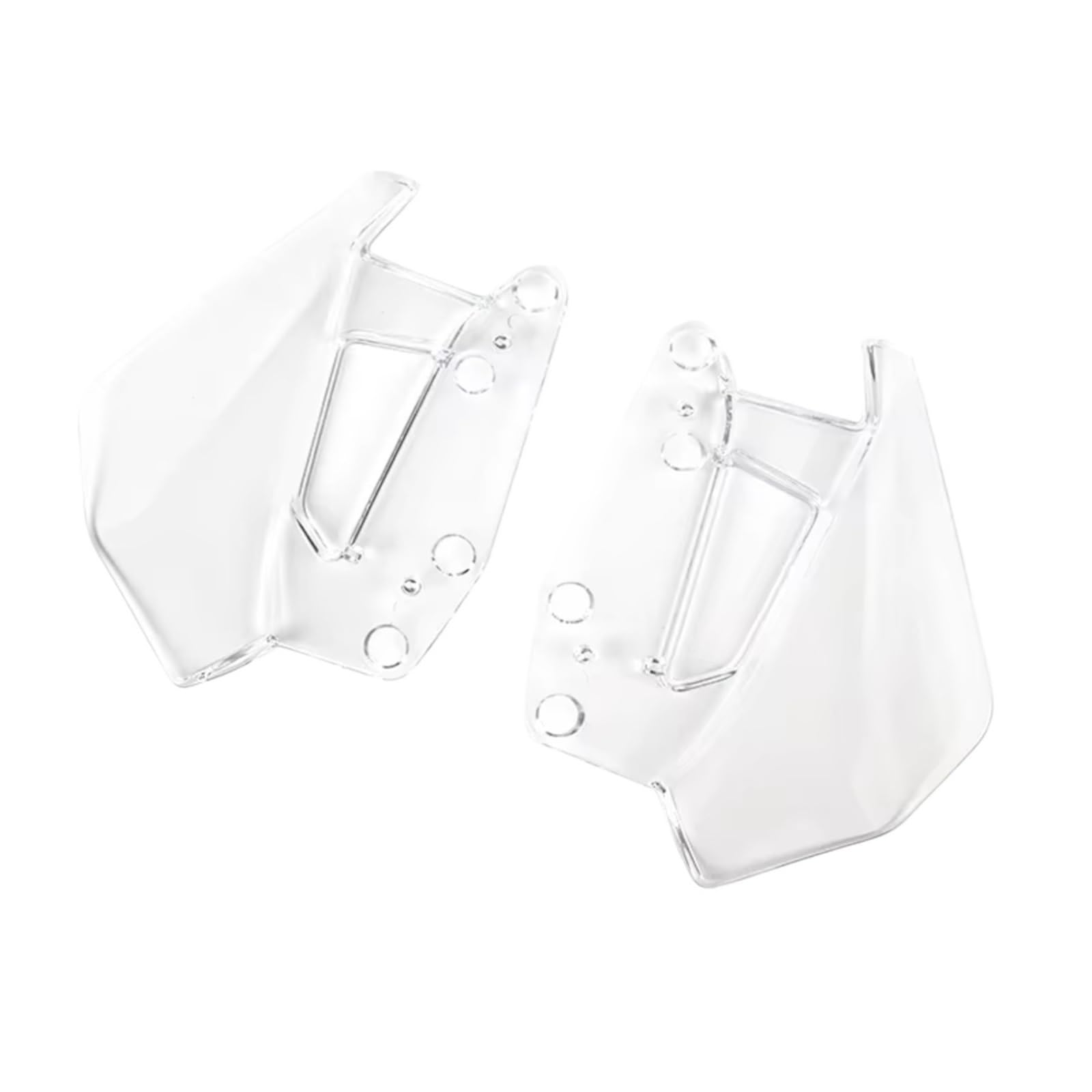 NNJIEUPO Motorrad-Windflügel Für R1300GS Für Motorrad Seite Spoiler Deflektoren Seite Windschutzscheibe Windschutz Defelctor Motorrad Zubehör(Transparent) von NNJIEUPO