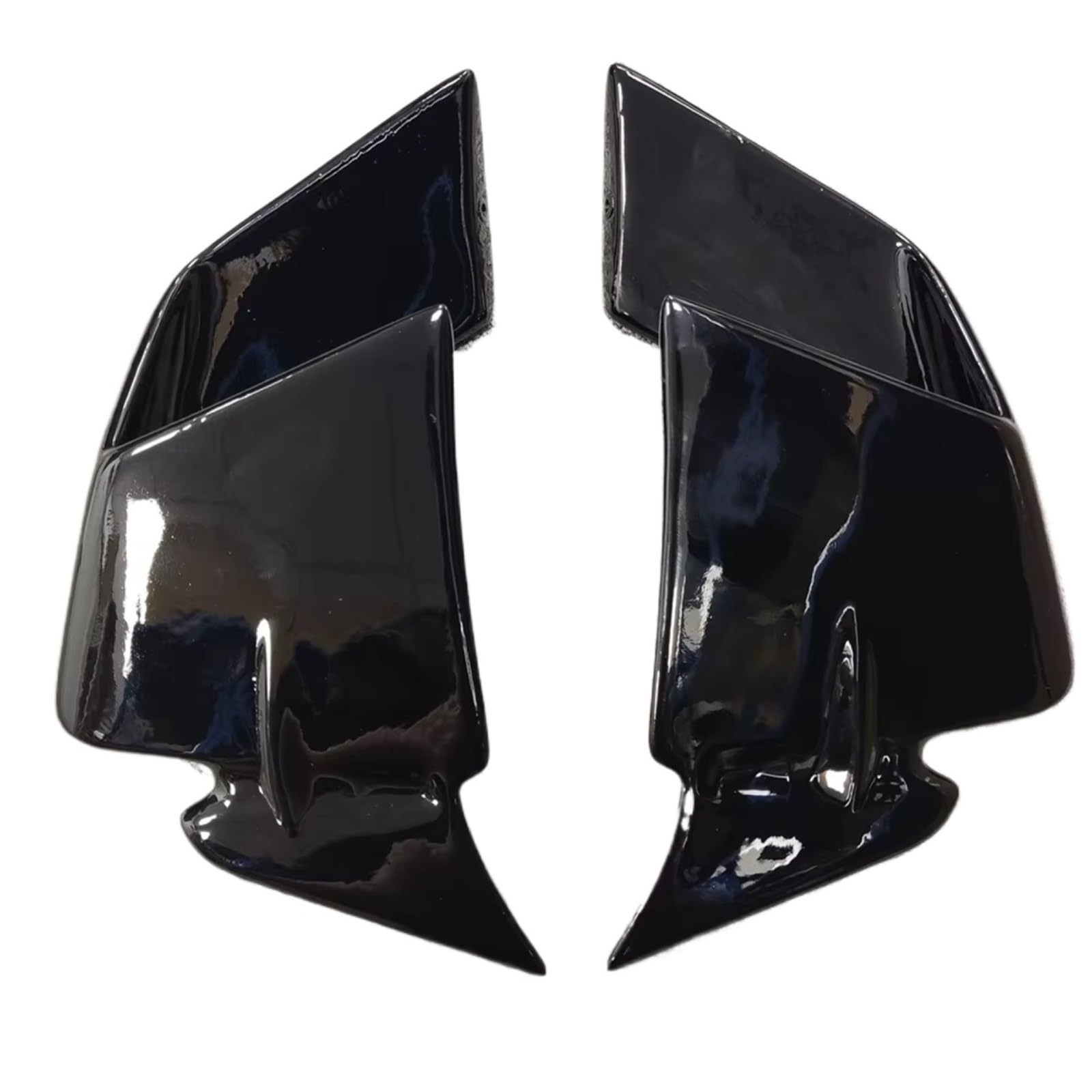 NNJIEUPO Motorrad-Windflügel Für S1000RR 2019 2020 2021 2022 Motorrad Teile Verkleidung Deflektor Für Flügel Winglet Motorrad Seite Spoiler Motorrad Zubehör(Bright Black) von NNJIEUPO