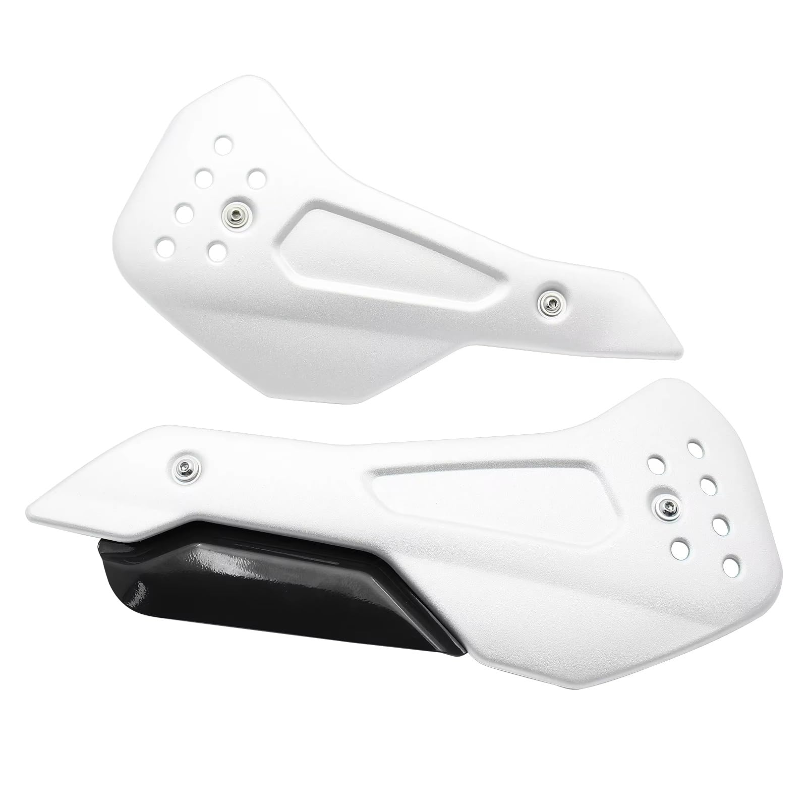 NNJIEUPO Motorrad-Windflügel Für Trident 660 2021 2022 2023 Bauch Für Pan Lower Motor Spoiler Cowling Motorrad Motorrad Ersatz TeileZubehör(Silver and Black) von NNJIEUPO