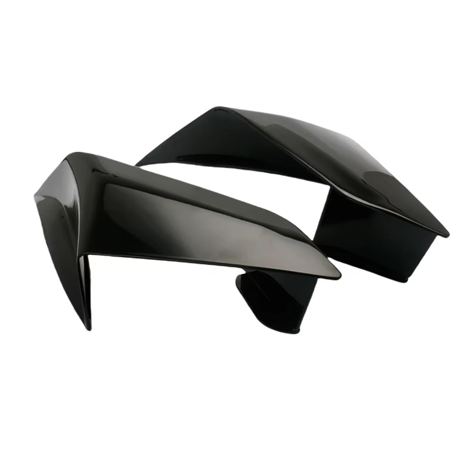 NNJIEUPO Motorrad-Windflügel Für ZX-25R Für ZX-4R Für ZX-4RR 2021 2022 2023 2024 Motorrad Feste Wind Für Flügel Aerodynamische Spoiler Winglets Verkleidung(Glossy Black) von NNJIEUPO