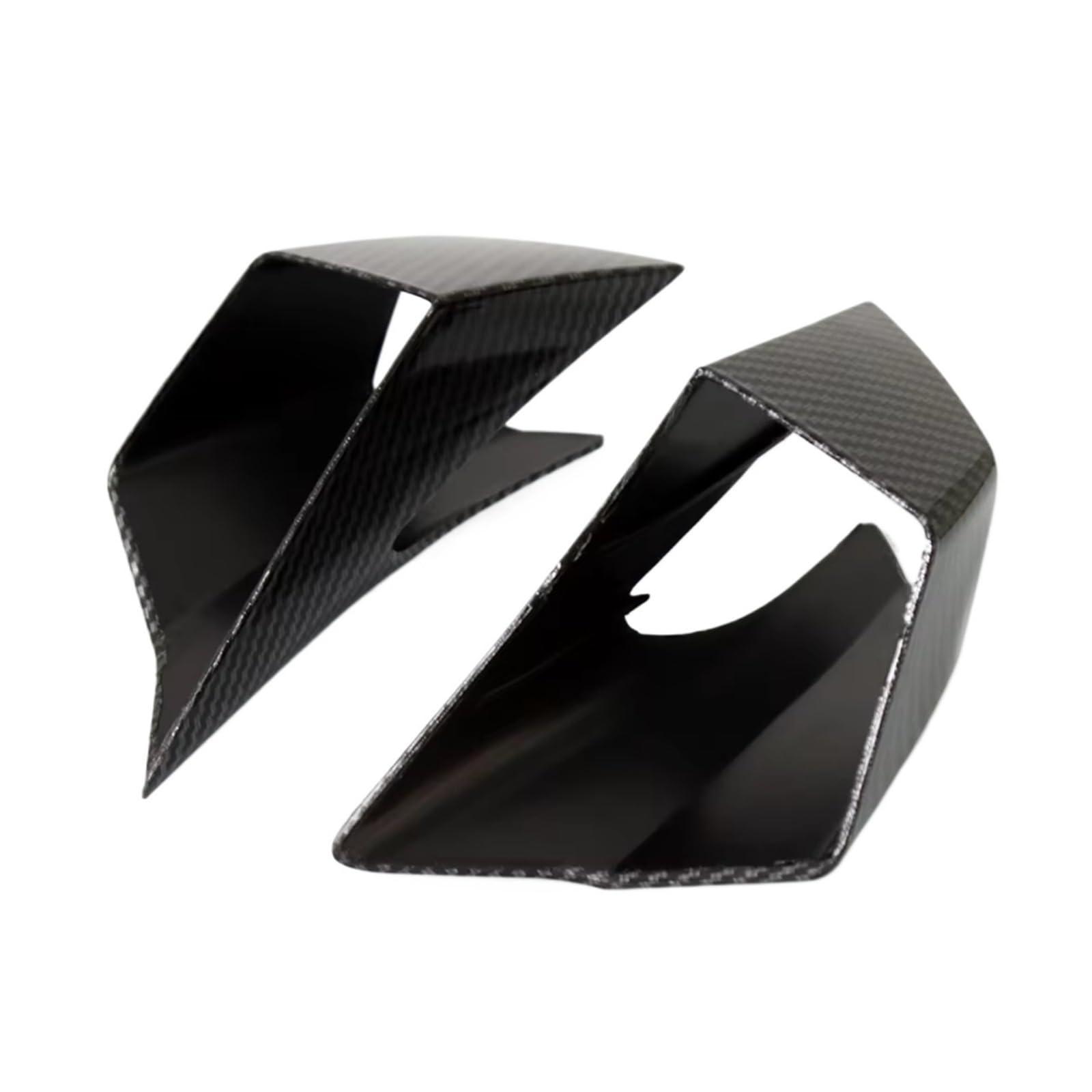 NNJIEUPO Motorrad-Windflügel Kompatibel Mit Aprilia Für GPR250R/150R Motorradverkleidungs-Winglets Seitlich Für Flügelschutzabdeckungs-Kit Spoiler Motorradzubehör(Carbon Fiber) von NNJIEUPO