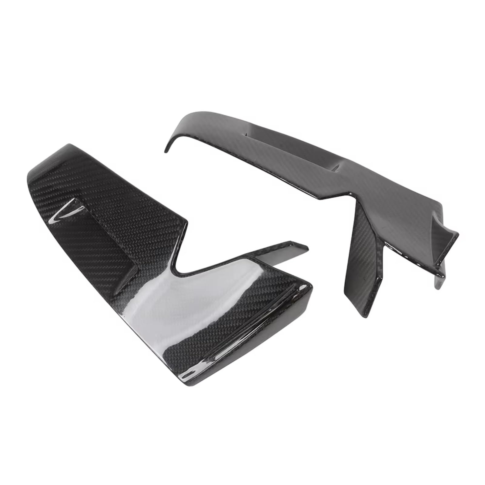 NNJIEUPO Motorrad-Windflügel Kompatibel Mit Aprilia Für RS660 Spoiler Winglets Mit Vent Twill Motorradzubehör Frontlippe Wind Für Flügelabdeckung(Gloss) von NNJIEUPO