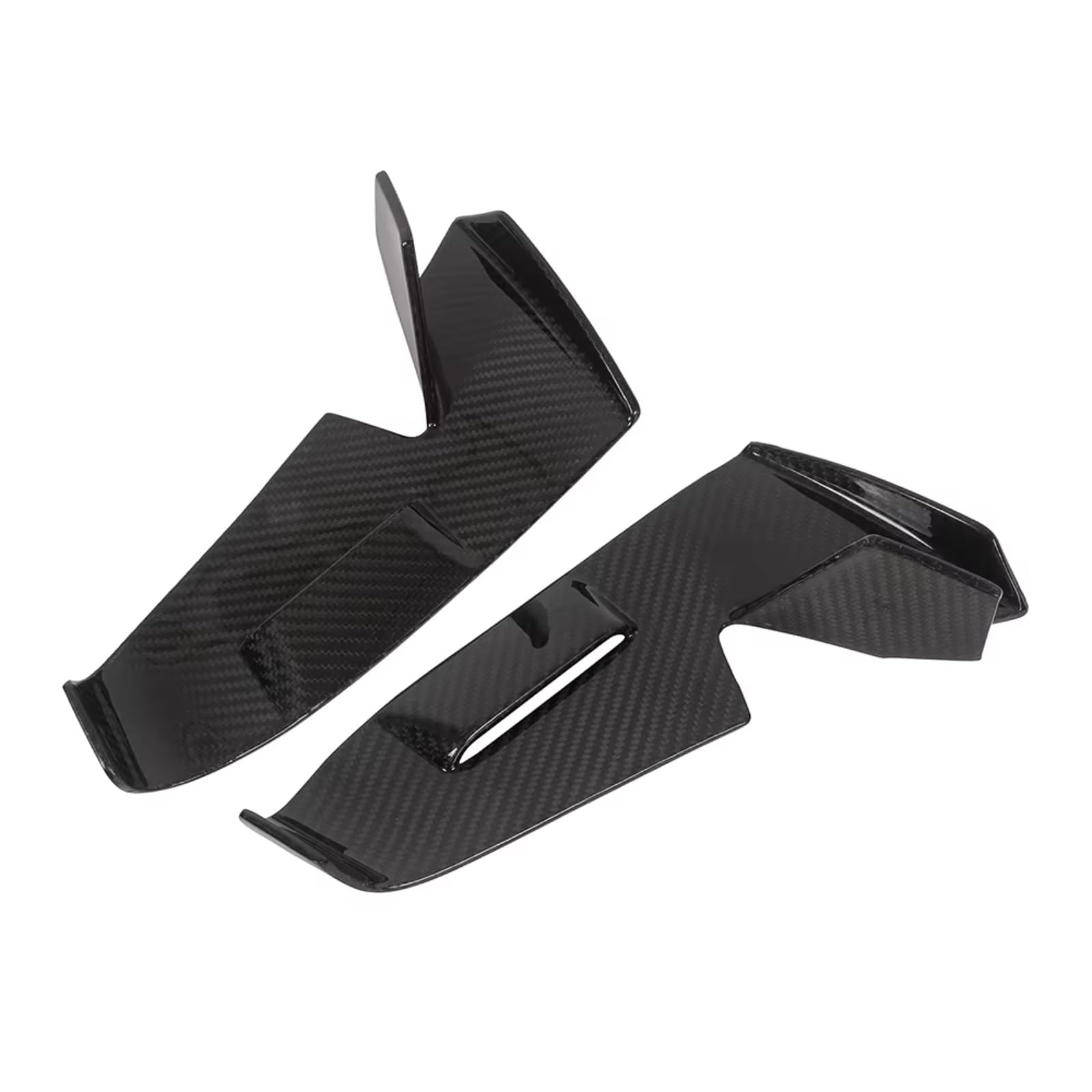 NNJIEUPO Motorrad-Windflügel Kompatibel Mit Aprilia Für RS660 Spoiler Winglets Mit Vent Twill Motorradzubehör Frontlippe Wind Für Flügelabdeckung(Matt) von NNJIEUPO