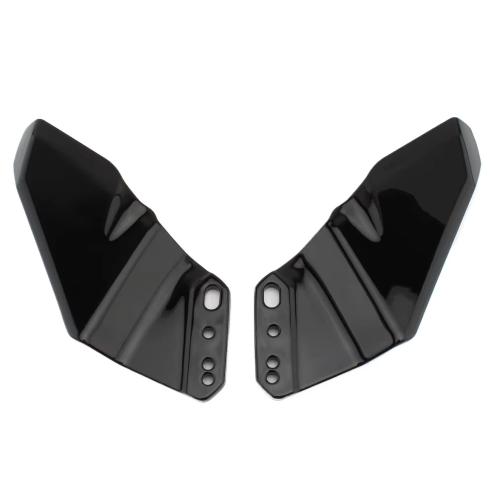 NNJIEUPO Motorrad-Windflügel Kompatibel Mit Ducati Für 999 1098 1198 Für 999/749 Motorrad Winglet Aerodynamik Für Wing Kit Spoiler Motorradzubehör(Bright Black) von NNJIEUPO