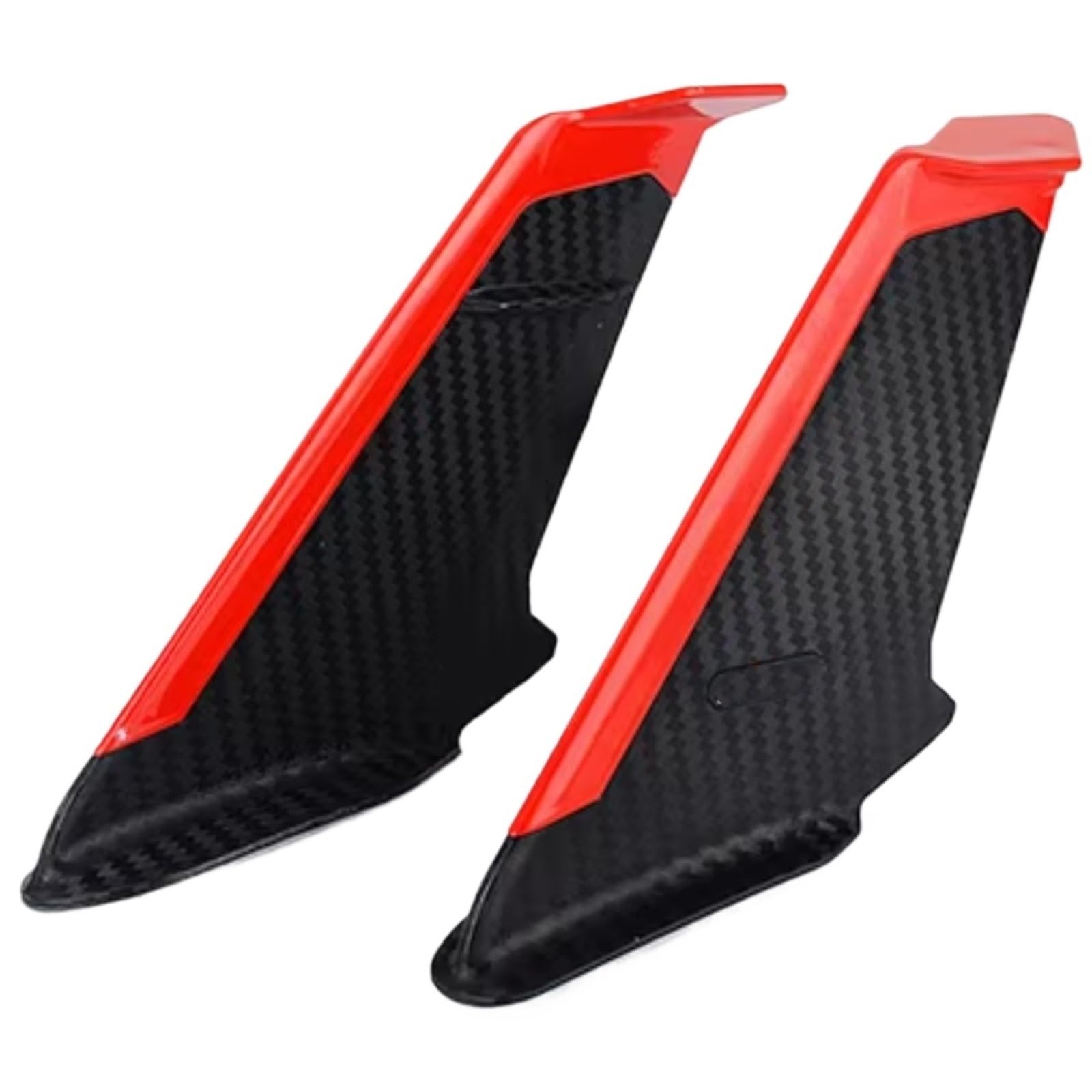 NNJIEUPO Motorrad-Windflügel Kompatibel Mit Für Ninja400 Für Ninja1000SX Motorrad-Seiten-Winglet Für Flügel-Kit Spoiler-Verkleidungsabdeckung Motorrad-Zubehör(Red) von NNJIEUPO