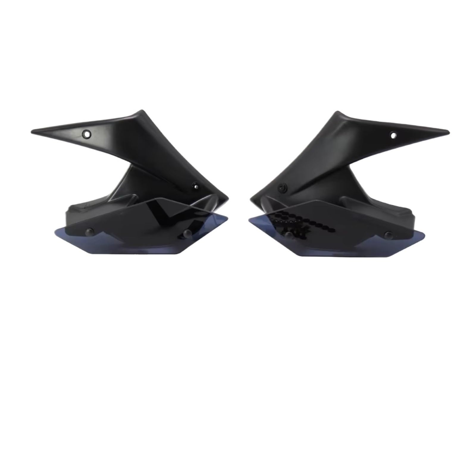 NNJIEUPO Motorrad-Windflügel Kompatibel Mit Für Z900 2020 Windabweiser Verkleidungszubehör Motorrad Side Downforce Spoiler Winglet Aerodynamisch Für Wing Kit(Navy Blue) von NNJIEUPO