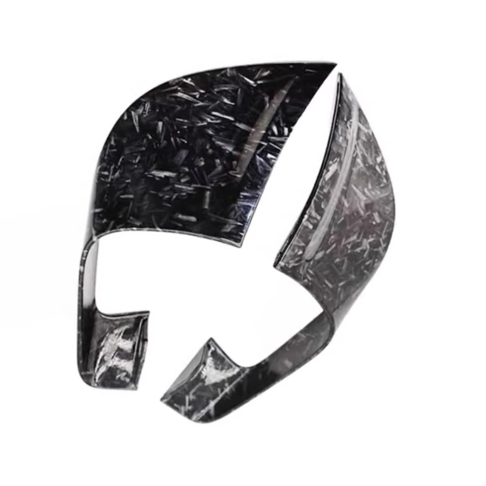 NNJIEUPO Motorrad-Windflügel Kompatibel Mit Yamaha Für YZF-R7 2021 2022 2023 Motorrad Winglet Aerodynamischer Spoiler Für Flügel-Windschutzscheibenverkleidungen Motorradzubehör(Forged Colour) von NNJIEUPO