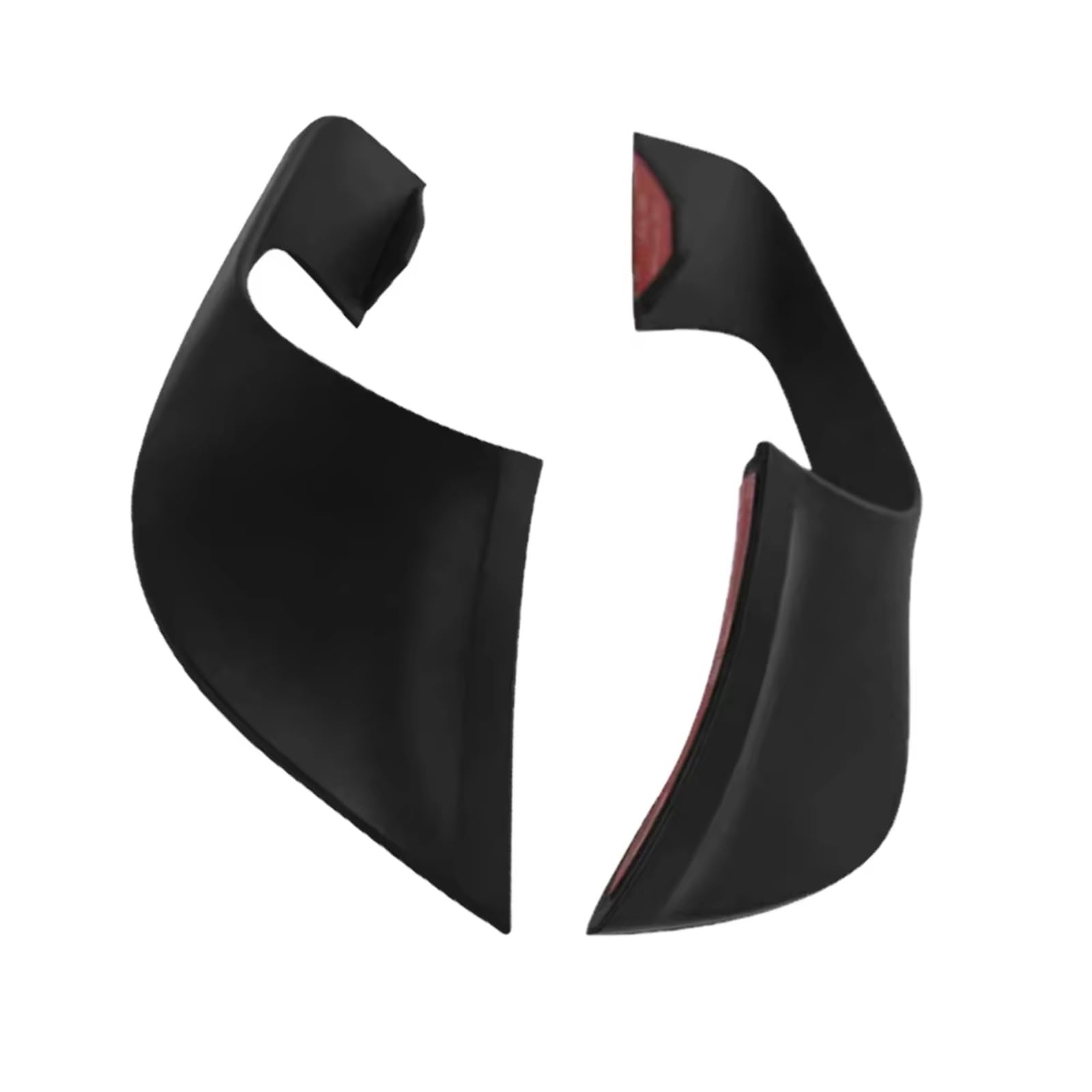 NNJIEUPO Motorrad-Windflügel Kompatibel Mit Yamaha Für YZF-R7 2021 2022 2023 Motorrad Winglet Aerodynamischer Spoiler Für Flügel-Windschutzscheibenverkleidungen Motorradzubehör(Matte Black) von NNJIEUPO