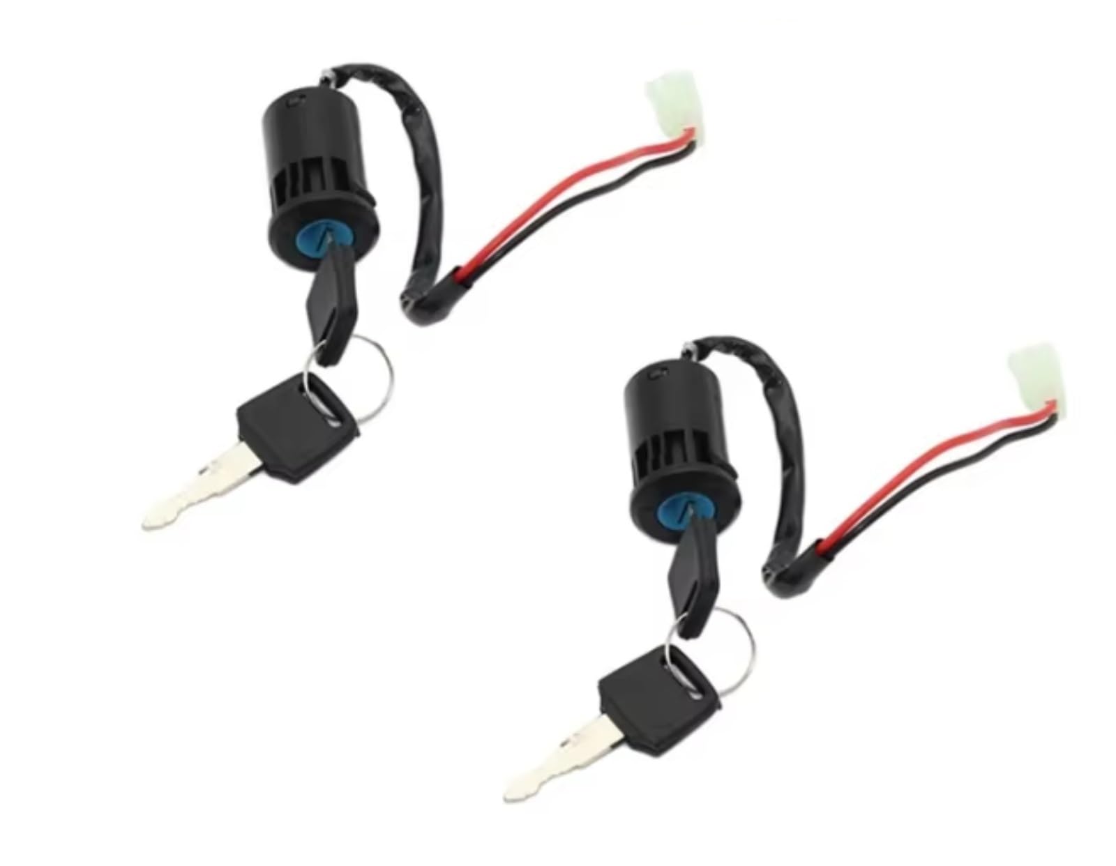 NNJIEUPO Motorrad-Zündschloss Kompatibel Mit Yamaha Universal Motorrad Zündschalter Wasserdichtem Elektrischem Türschloss Elektrischem Start ATV-Schlüssel Motorradzubehör(2pcs) von NNJIEUPO