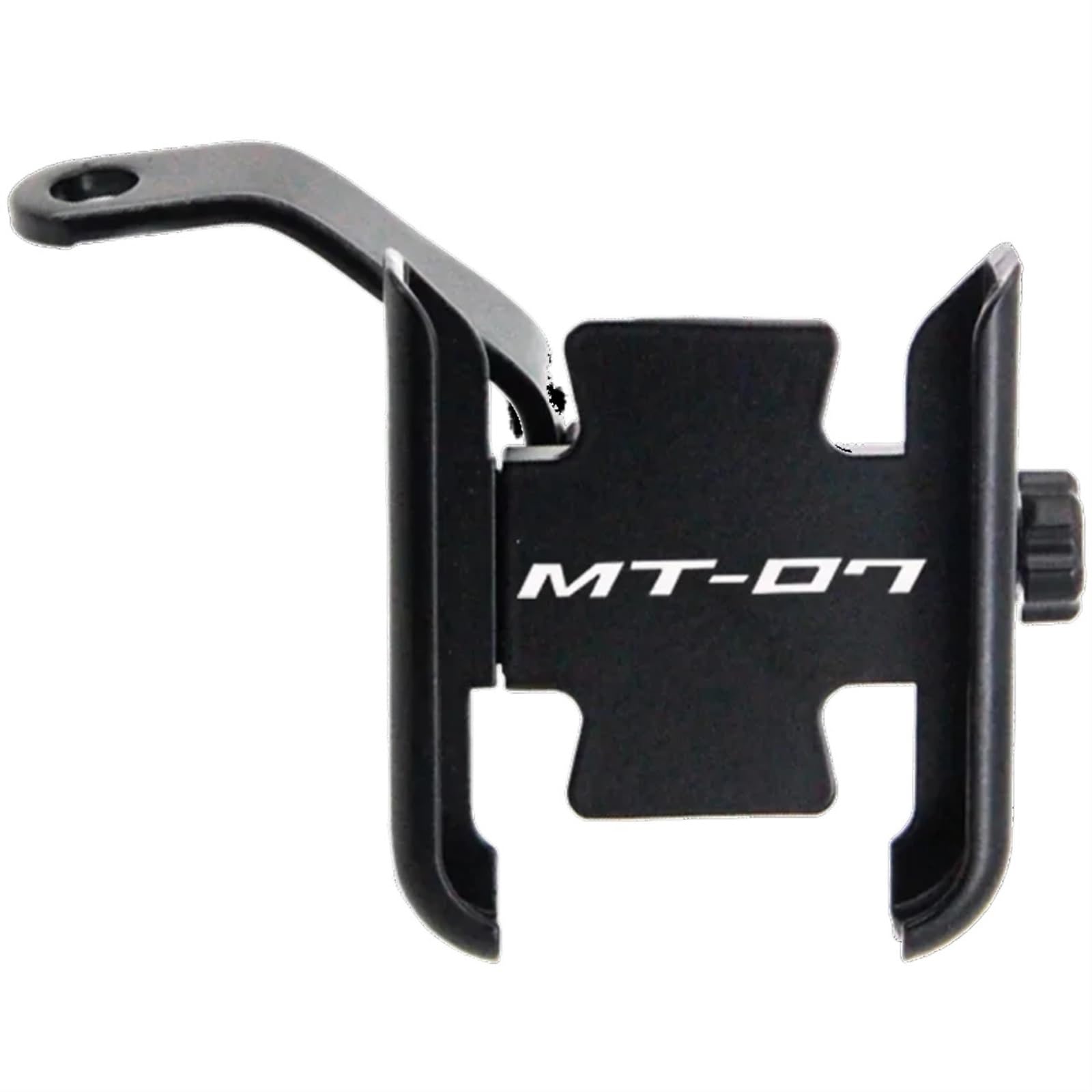 Motorrad Handy Halter Lenker GPS Stand Halterung Motorrad Zubehör for MT-07 MT07 MT 07 2014-2022 2021(Mirror Holder Black) von NNYIMJ