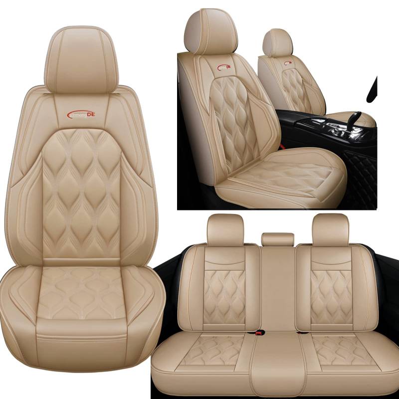 NOBQUA Sitzbezüge Auto Autositzbezüge Universal Set für Mercedes-Benz S-Klasse S280 W140 S350 W140 S600 W140 S300 W140 S320 W140 S500L W140 S600L W140 S320L W140 Auto Zubehör von NOBQUA