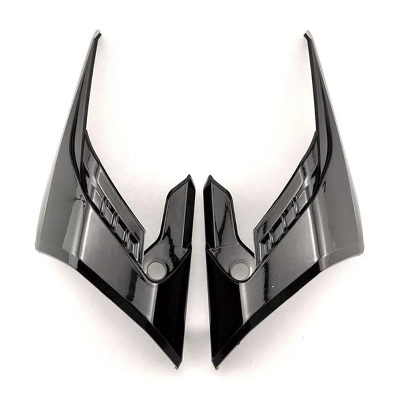 Motorrad Winglet Verkleidung Winglets Fin Trim Abdeckung Motorrad Flügel Schutz Wind Verkleidung Winglets Für CB650R CB 650 R CB 650R 2018-2022 Motorrad Verkleidungs(Bright Black) von NOCHE