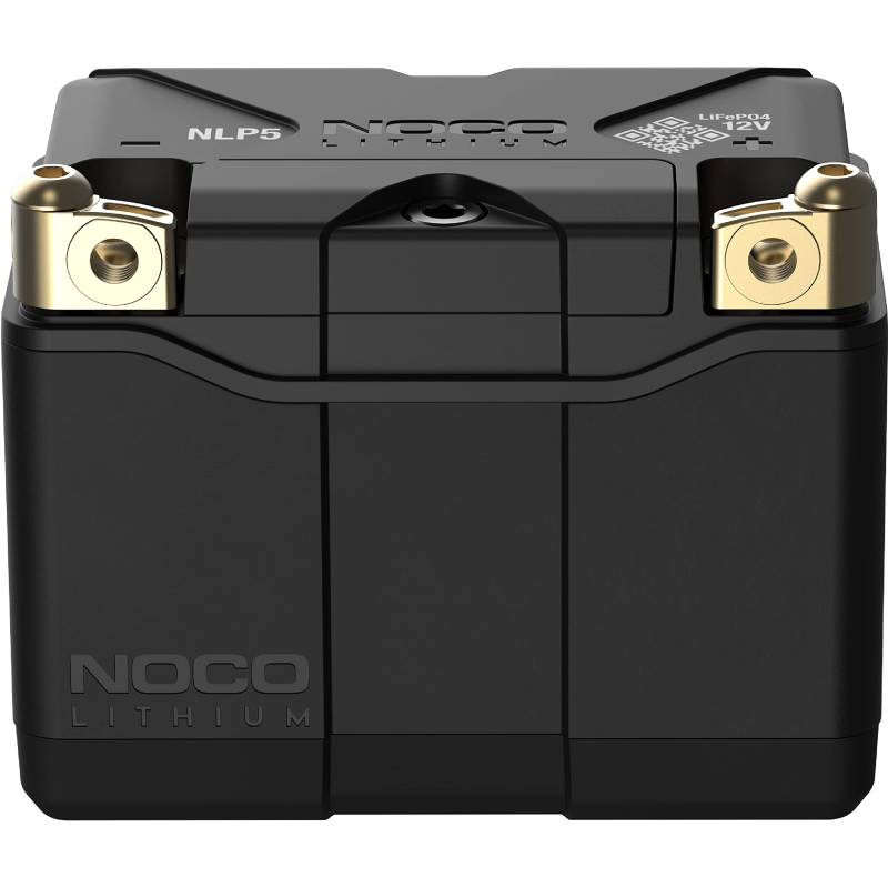 NOCO Lithium NLP5, 250A Powersports-Batterie, 12V 2Ah Litium-Ionen-Batterie für Motorräder, Quads, UTVs, Jet-Skis, Roller, Schneemobile und Rasenmäher von NOCO