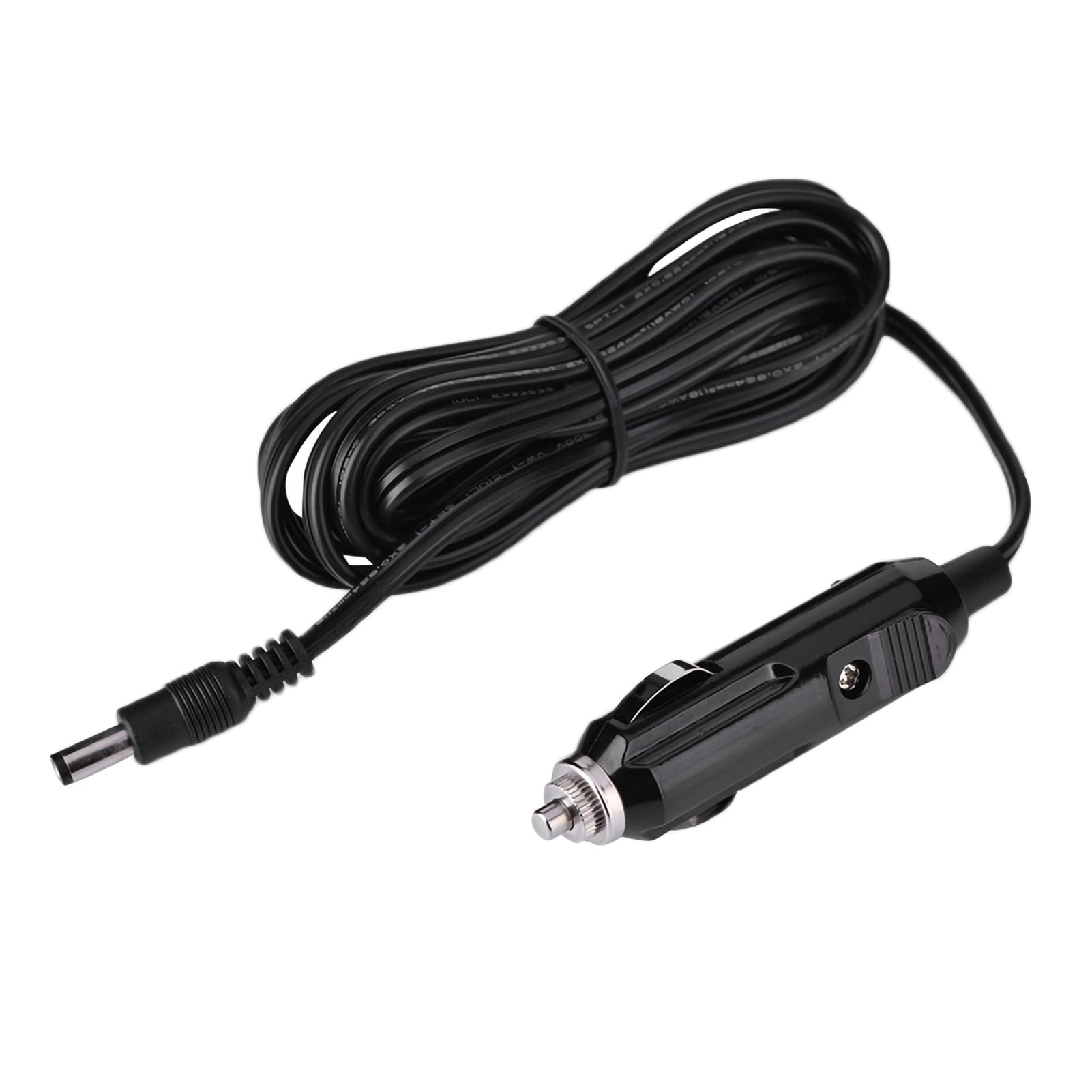 3 Meter 9,8 Fuß Zigaretten Anzünder Kabel 12V DC Auto Zigaretten Anzünder Netz Stecker Adapter Kabel, 5,5x2,1mm von NOENNULL