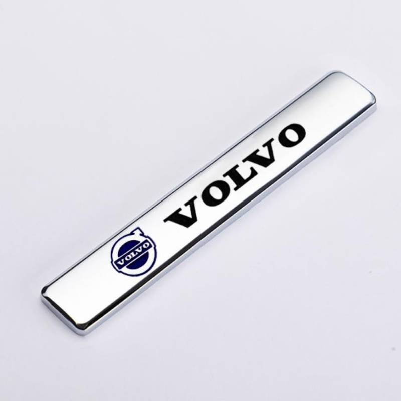 Auto ABS Letters Embleme Abzeichen Sticker Aufkleber, Für Volvo vorderer,Rear Boot Trunk/Kühlergrill/Lenkrad extern Zubehör von NOGRAX