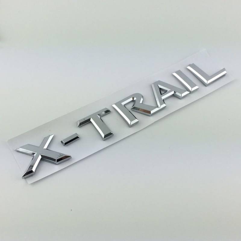 Auto ABS Letters Embleme Abzeichen Sticker Aufkleber, Für X-Trail vorderer,Rear Boot Trunk/Kühlergrill/Lenkrad extern Zubehör von NOGRAX