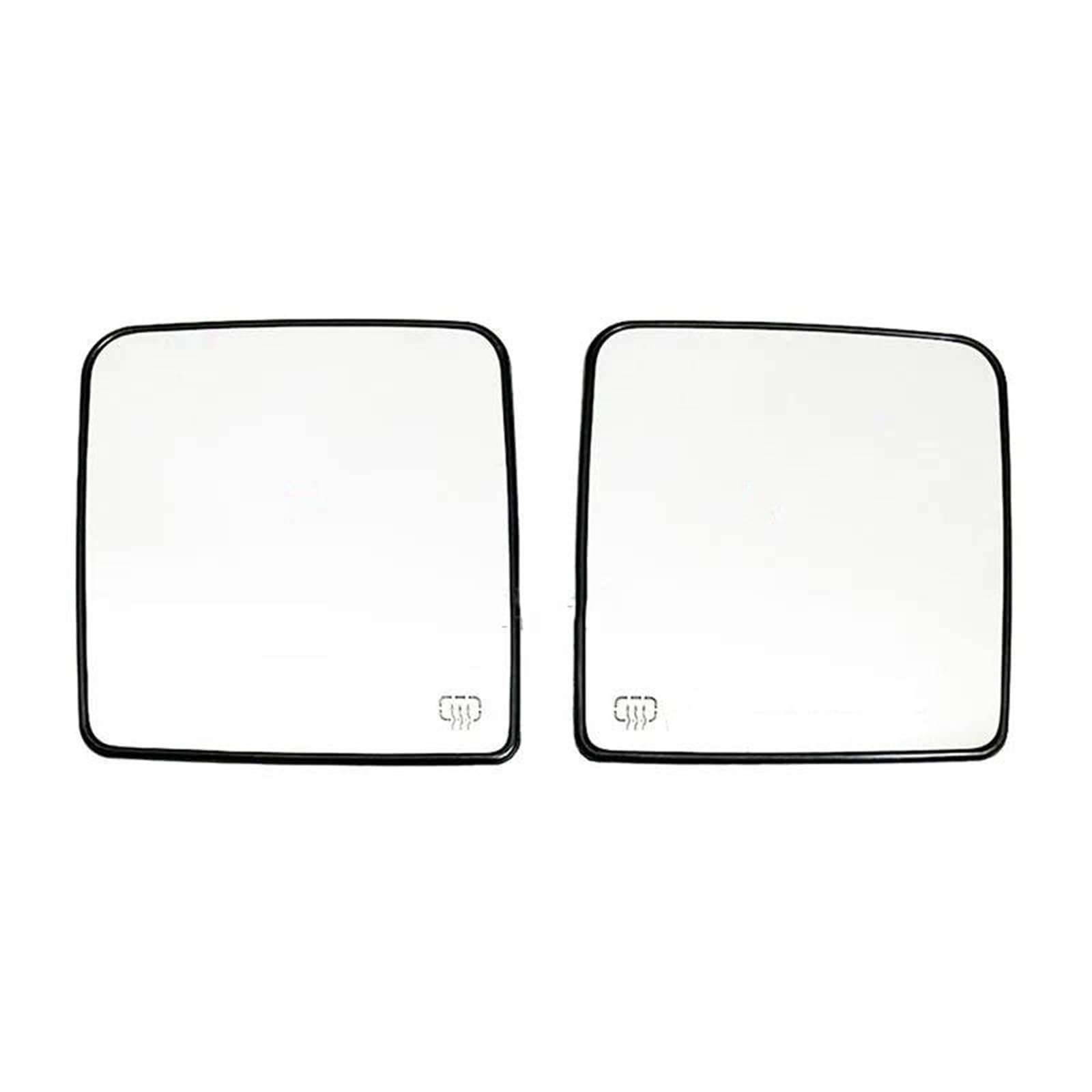 Außenspiegel Für Jeep Für Wrangler JK 2011-2018 Rückspiegel Rückspiegel Glas Außenspiegel Spiegelglas(About 2PCS) von NOKRGQW