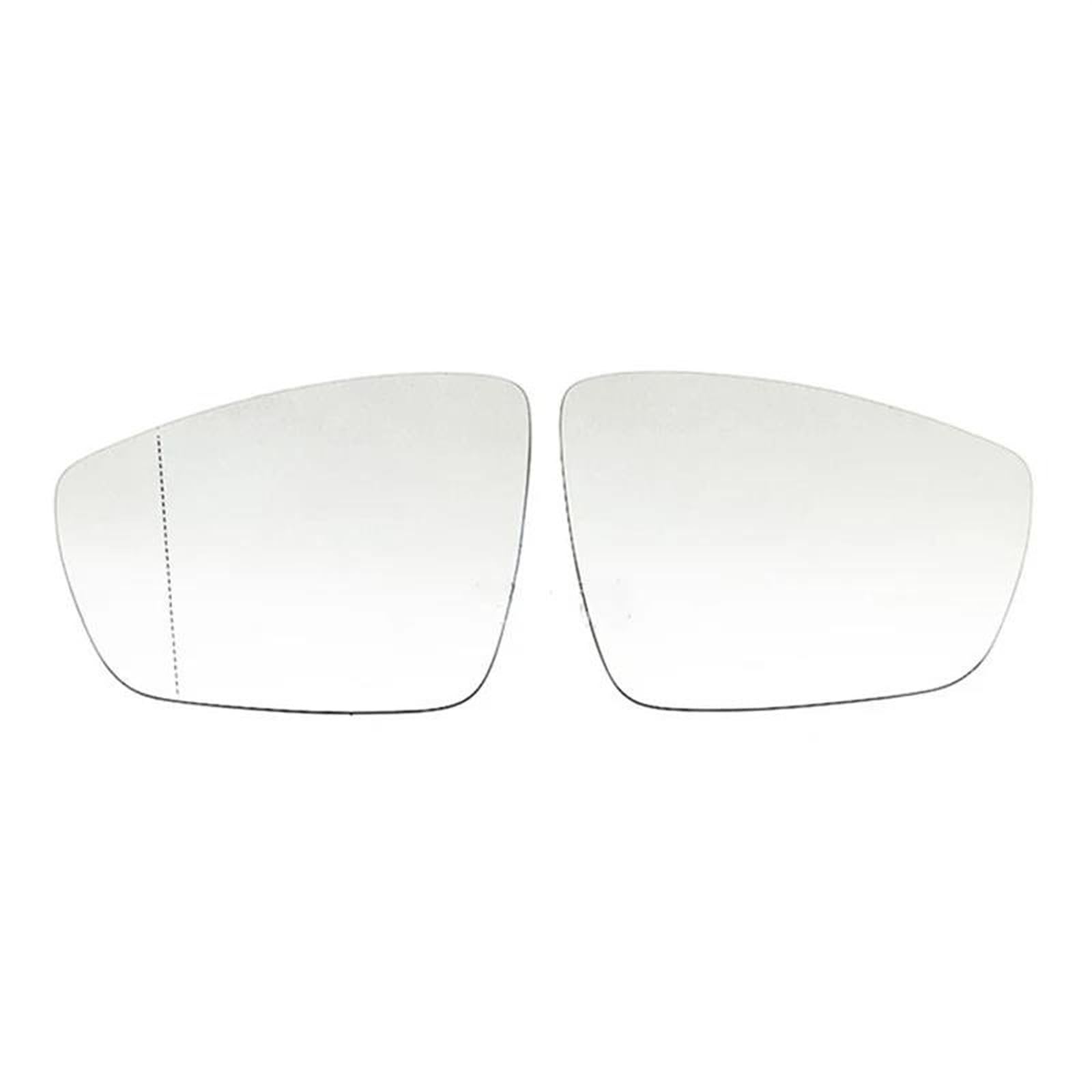 Außenspiegel Für Skoda Für Citigo-E IV Für Seat MII 2019-2023 Beheizte Seitentürflügel Rückspiegel Rückspiegel Glaslinse Außenspiegel Spiegelglas(2pcs Left and Right) von NOKRGQW