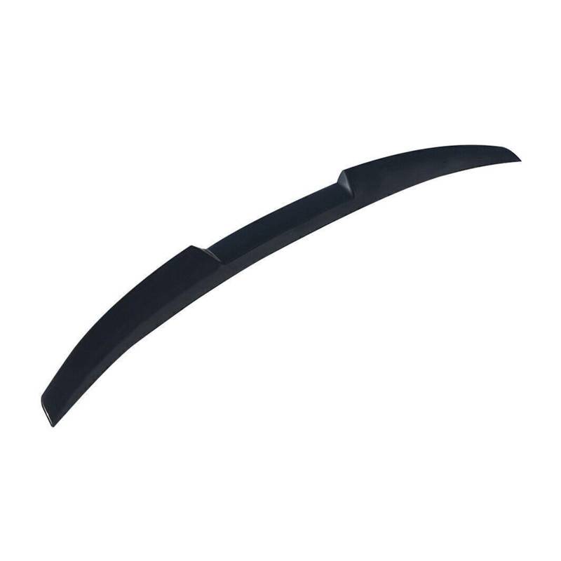 Auto Heckspoilerflügel Für 120CM Auto Dach Lip Flügel Spoiler Carbon Look Universal Hinten Stamm Spoiler Flügel TPU Material Kofferraum Flügel Spoiler(Schwarz) von NOKRGQW