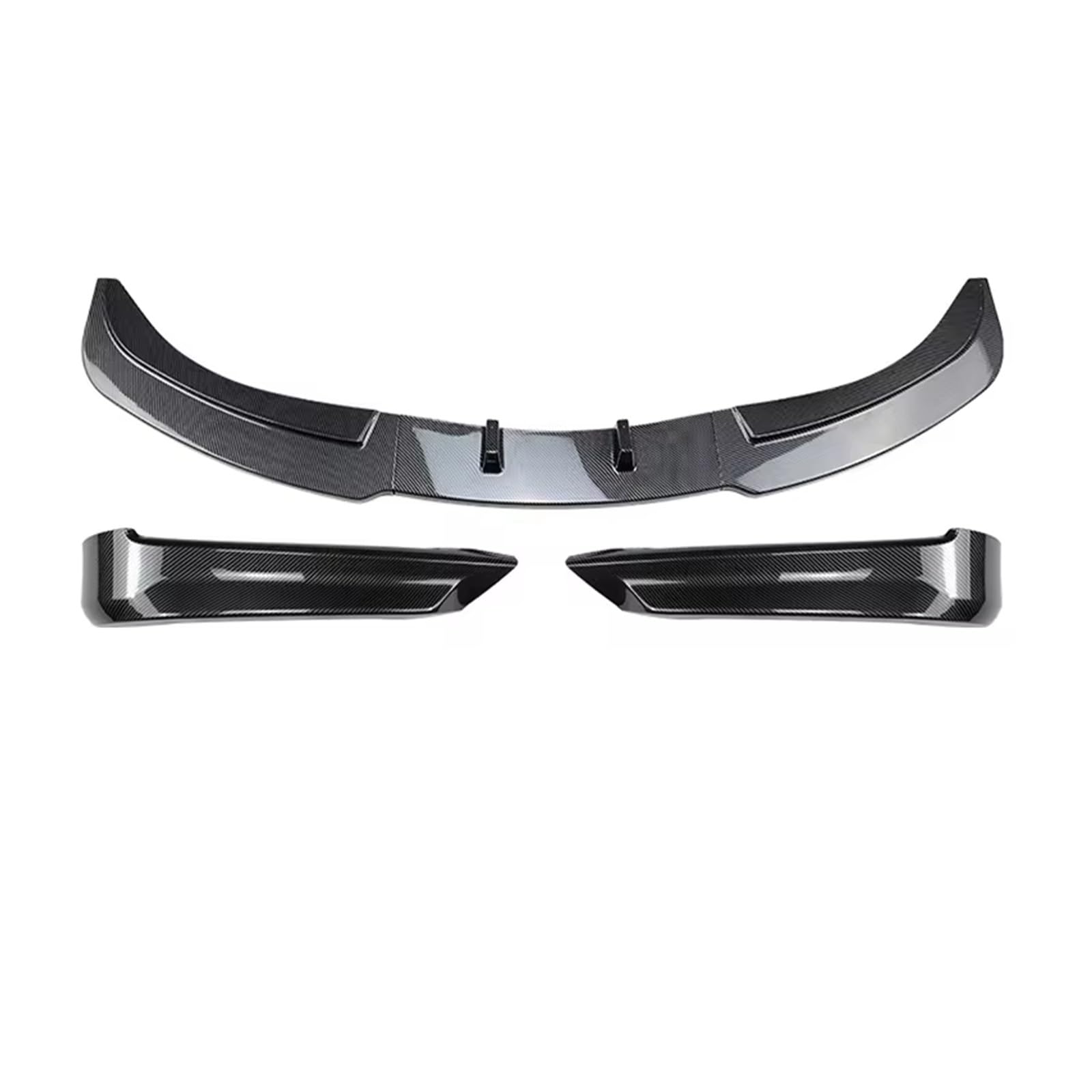 Frontspoiler Frontlippe Für 3 Serie Für E90 E91 Für Früh Für 320i 325i 2005-2008 Frontschürze Lip Splitter Diffusor Körper Kit Frontstoßstange Spoiler(Carbon Look Set) von NOKRGQW