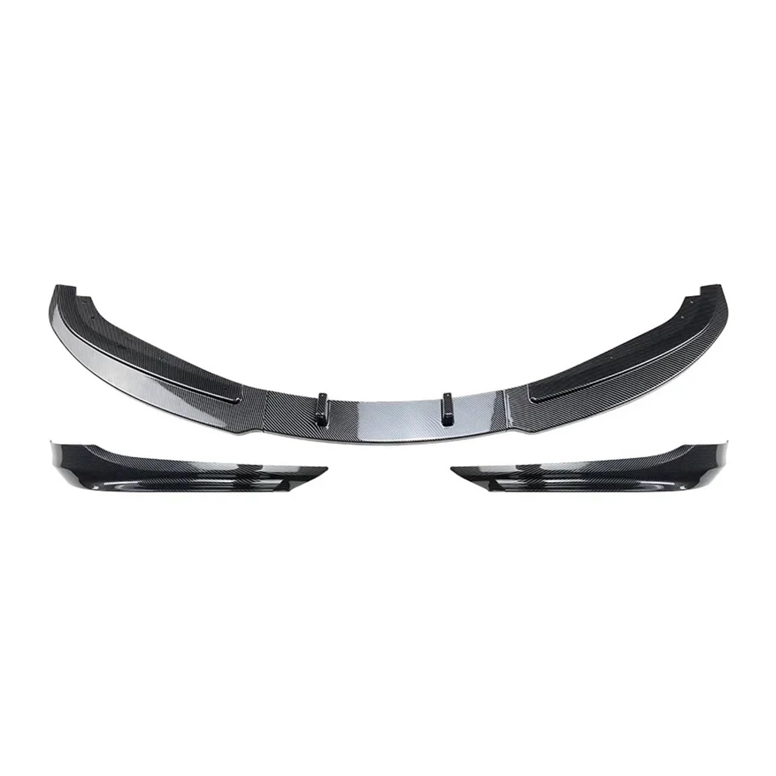 Frontspoiler Frontlippe Für 3 Serie Für E90 E91 Für LCI Für 320i 330i 2009-2012 Frontschürze Spoiler Splitter Stoßstange Canard Lip Splitter Frontstoßstange Spoiler(Carbon Look Set) von NOKRGQW