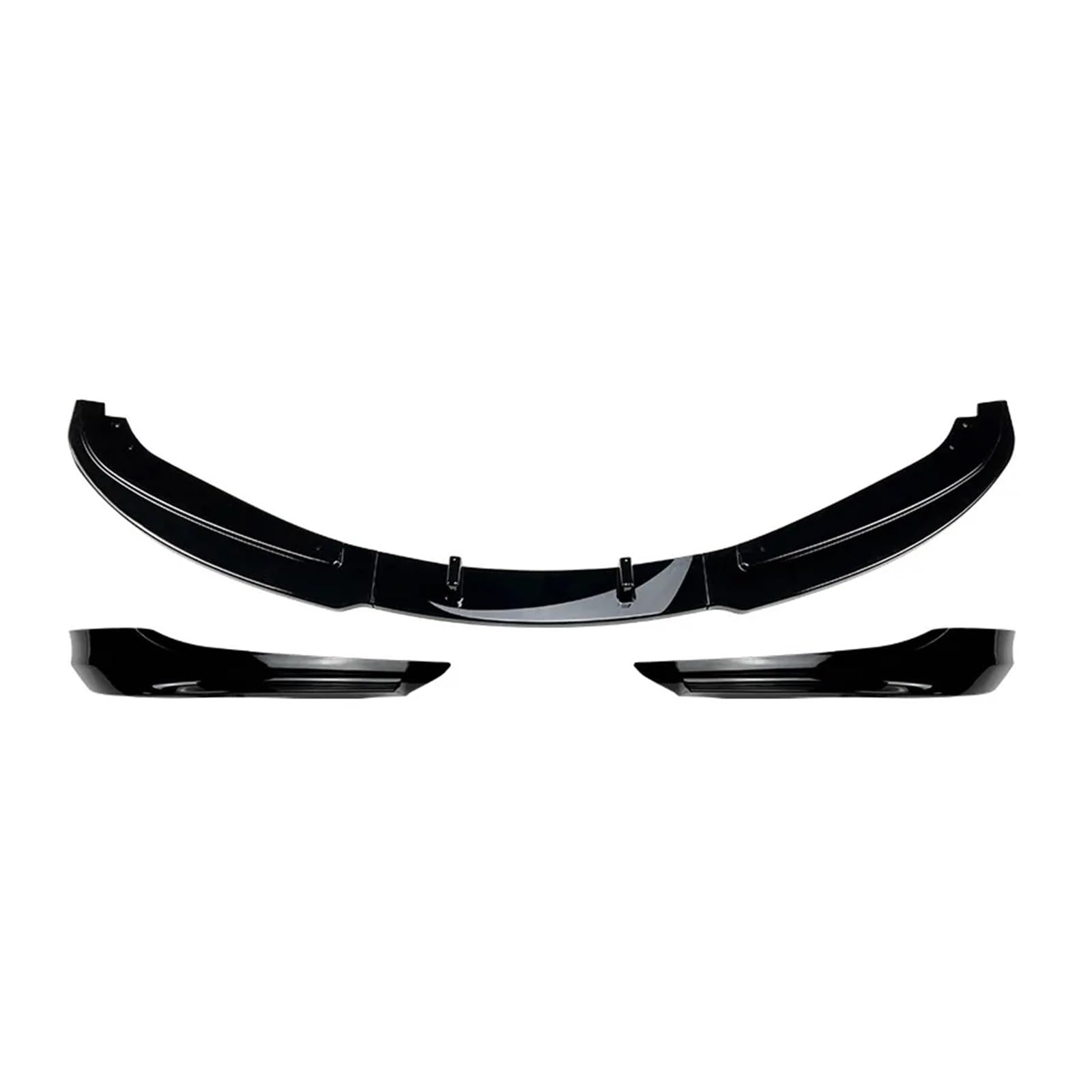 Frontspoiler Frontlippe Für 3 Serie Für E90 Für E91 Für LCI 2007-2012 Facelift Auto Vorderen Stoßfänger Lip Body Kit Spoiler Stoßstange Canard Lip Frontstoßstange Spoiler(Black3) von NOKRGQW