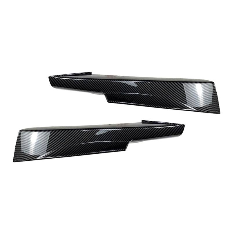 Frontspoiler Frontlippe Für 3 Serie Für E90 Für E91 Für LCI Für M Für Sport 2009-2012 Auto Front Lip Splitter Diffusor Body Kits Spoiler Frontstoßstange Spoiler(Carbon Look Splitter) von NOKRGQW