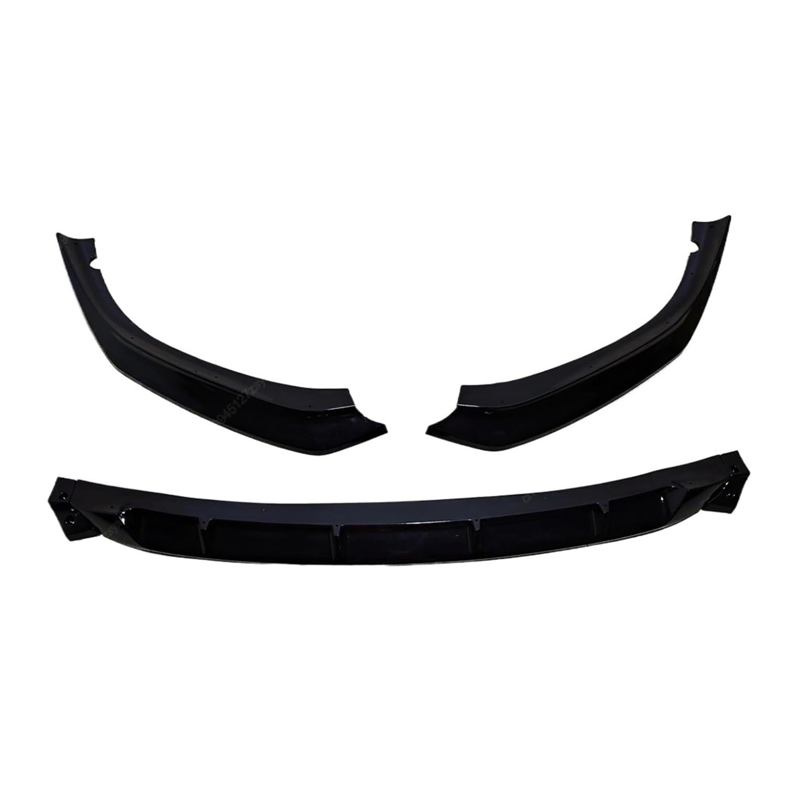 Frontspoiler Frontlippe Für 5 Serie Für G30 G31 Für 520i 530i 540i Für M-Sport 2017-2020 Auto Front Lip Spoiler Diffusor Bodykits Frontstoßstange Spoiler(Gloss Black) von NOKRGQW