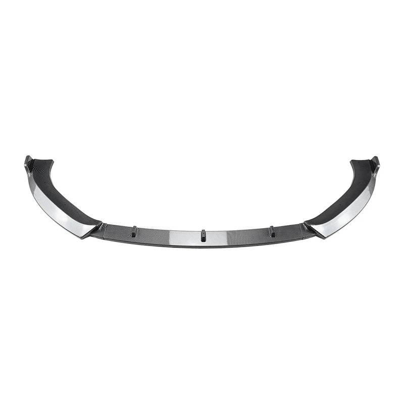 Frontspoiler Frontlippe Für CLS Klasse Für C257 2018-2021 Auto Vorderen Stoßfänger Lip Body Kits Zubehör Spoiler Frontstoßstange Spoiler(Carbon Look) von NOKRGQW