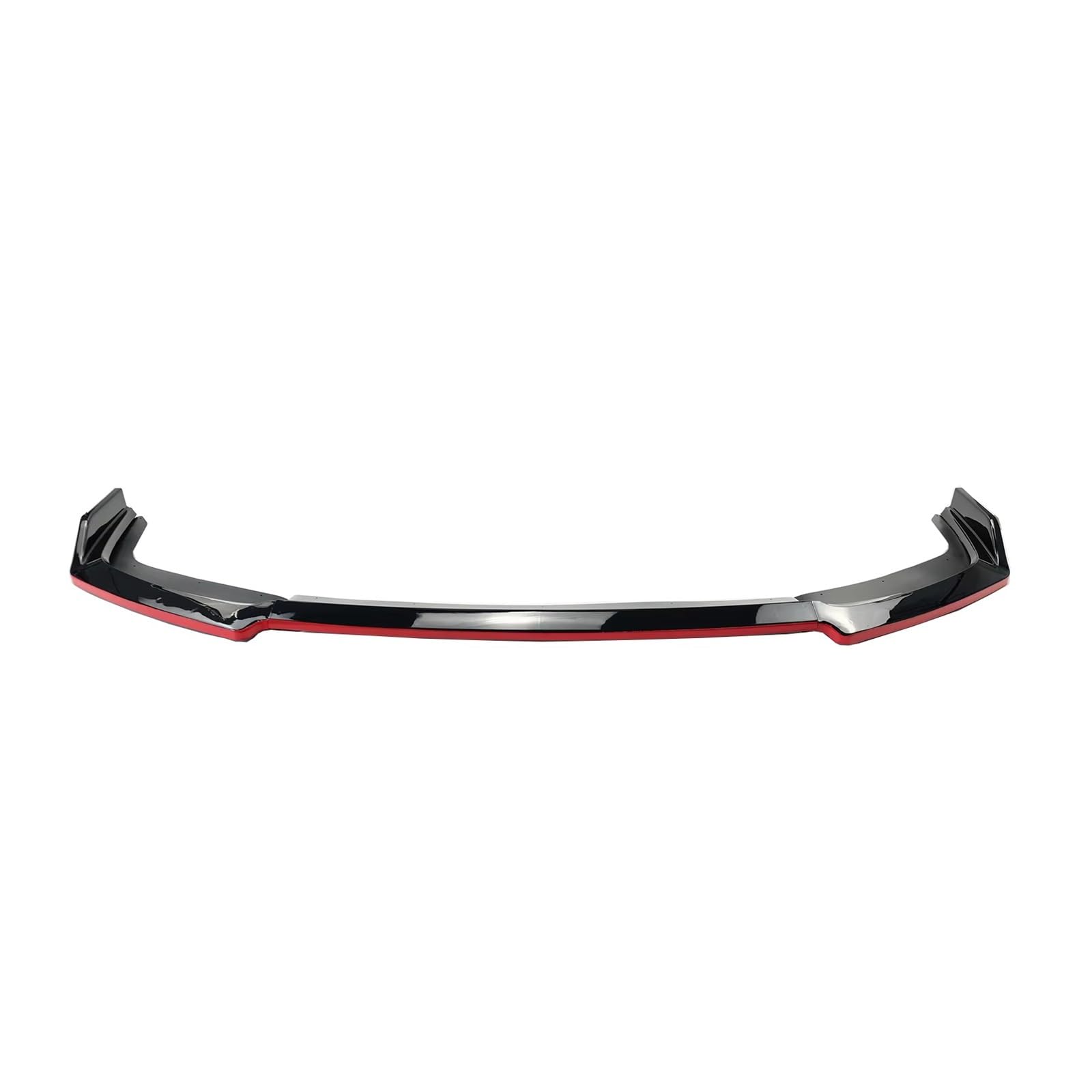 Frontspoiler Frontlippe Für Civic Für 10th Für FK7 Für Fließheck Für SI 2 & 4 Tür 2016-2021 5PCS Auto Front Stoßstange Lip Spoiler Frontstoßstange Spoiler(Black Red) von NOKRGQW