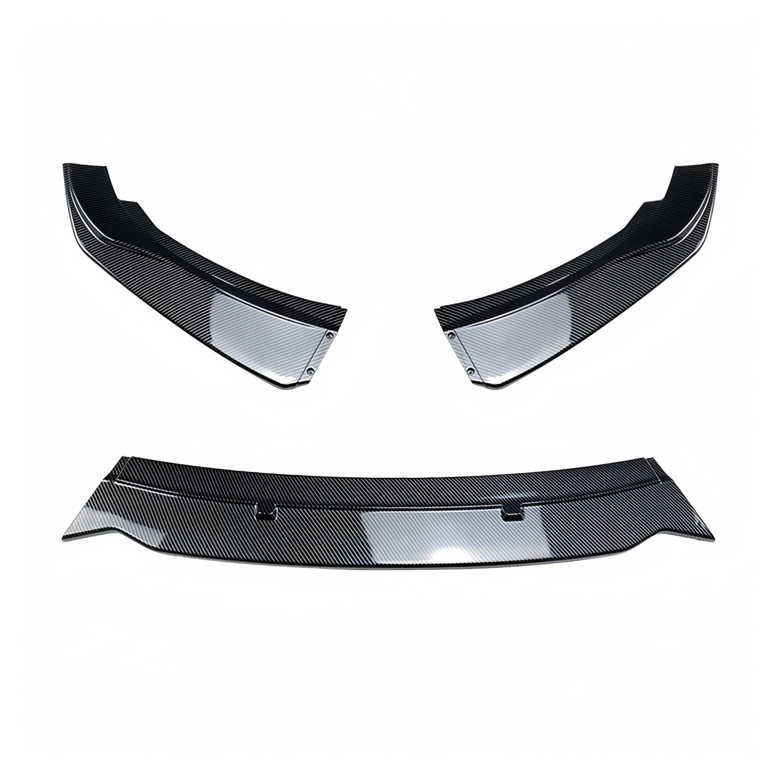 Frontspoiler Frontlippe Für F20 F21 Für 116i 118i 120i Für 1 Serie 2011-2019 Auto Front Stoßstange Splitter Lip Seite Spoiler Körper Kits Frontstoßstange Spoiler(Carbon Look) von NOKRGQW