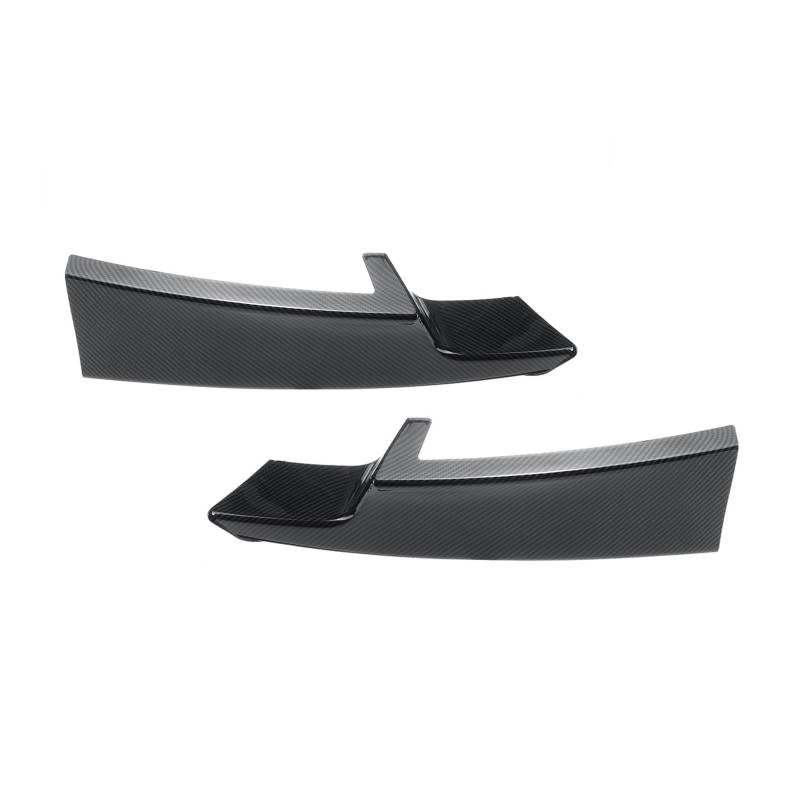 Frontspoiler Frontlippe Für F30 F31 Für M Für Sport 2012-2019 1 Paar Auto Front Lip Splitter Canards Lampe Augenbraue Rahmen Frontstoßstange Spoiler(Type B-Carbon Look) von NOKRGQW