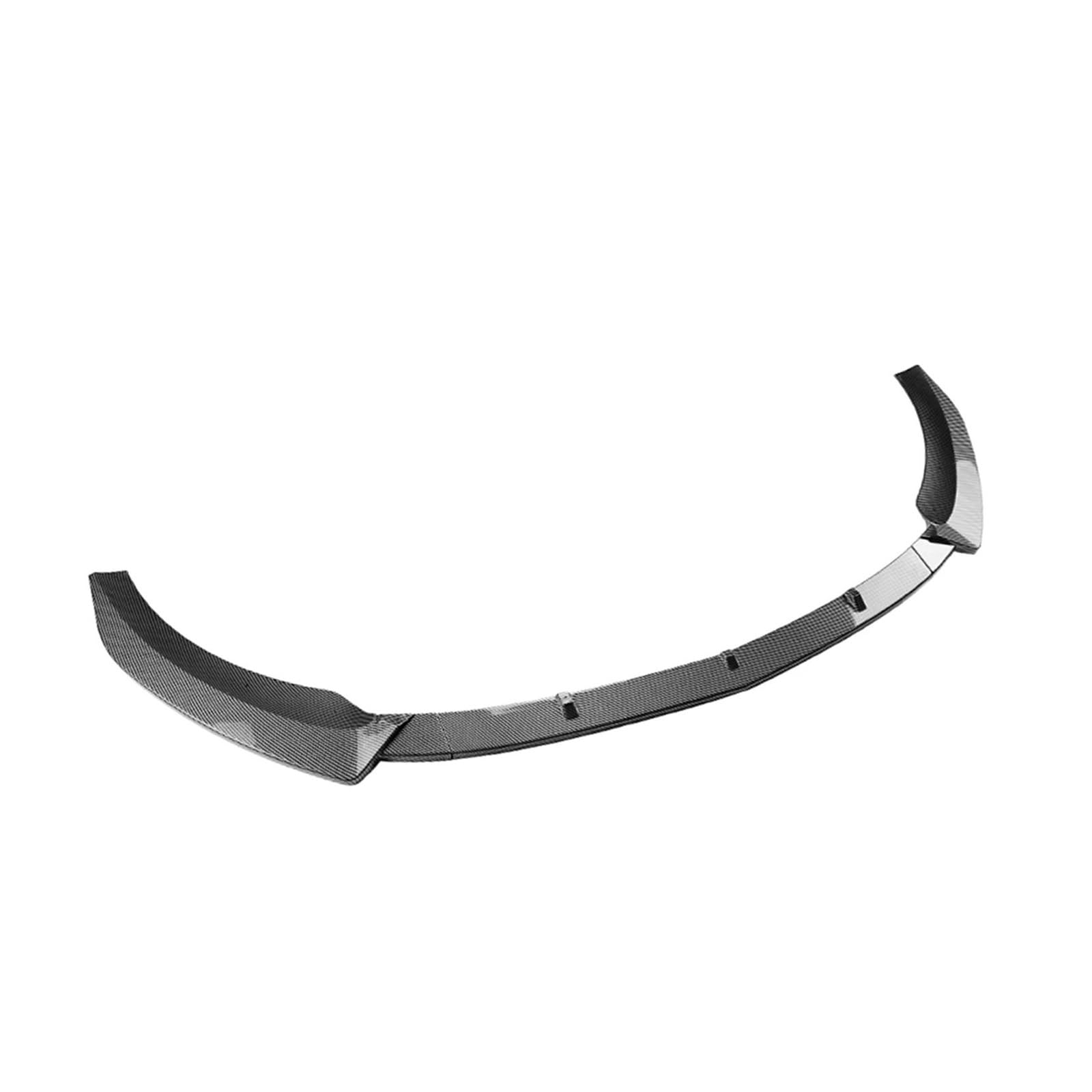 Frontstoßstange Spoiler Für Benz Für Eine Klasse W177 A45 A45S 2019-2023 Carbonfaser-Look/Schwarz Glänzend Unterkörperschutz Frontstoßstangenspoilerlippe Front Spoiler Lippe(Carbon Fiber Look) von NOKRGQW