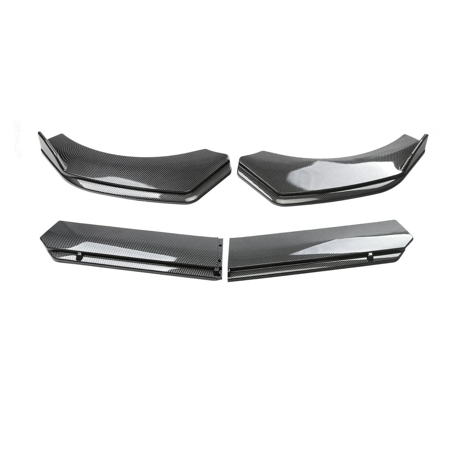 Frontstoßstange Spoiler Für City 2010-2022 Auto Vorderen Stoßfänger Kinn Lip Spoiler Körper Kits Splitter Rock Diffusor Schutz Abdeckungen Front Spoiler Lippe(Carbon Fiber) von NOKRGQW