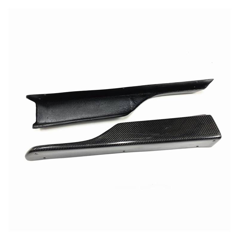 Frontstoßstange Spoiler Für Civic FD2 2006-2011 Echtkohlefaser Frontseitenschweller Addon Eckabdeckung Verkleidung Unterer Stoßfänger Splitter Schutzplatte Lippenspachtel Front Spoiler Lippe von NOKRGQW