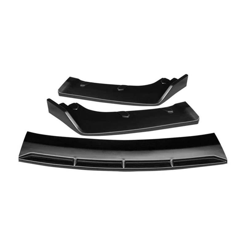 Frontstoßstange Spoiler Für Jaguar Für XF 2008-2014 ABS Glanz Schwarz Kopf Stoßstange Kinn Schaufel Schutz Auto Styling Carbon Front Lip Spoiler Schürze Front Spoiler Lippe(Matte Black) von NOKRGQW