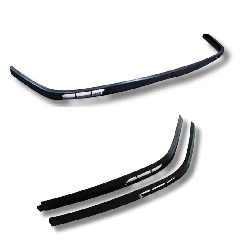 Frontstoßstange Spoiler Für Megane 2 Body Kit Autozubehör Spoiler Splitter Diffusor Klappe Sport Stoßstange Außenteile 2 Stück Frontstoßstange Lippe Front Spoiler Lippe(Model 1) von NOKRGQW