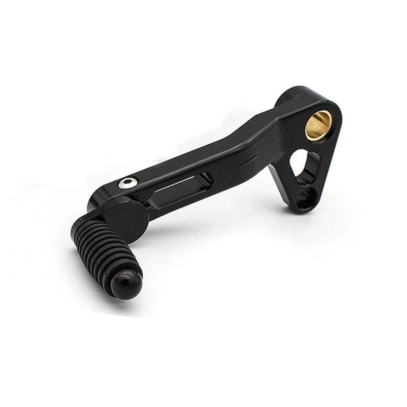 Fußrasten Motorrad Für Ducati Für Monster 696 796 821 1100 Für 1100S Für 1200 RS Schalthebel Motorrad Zubehör CNC Einstellbare Linke Shifter Pedal Motorrad Fußrasten(Schwarz) von NOKRGQW