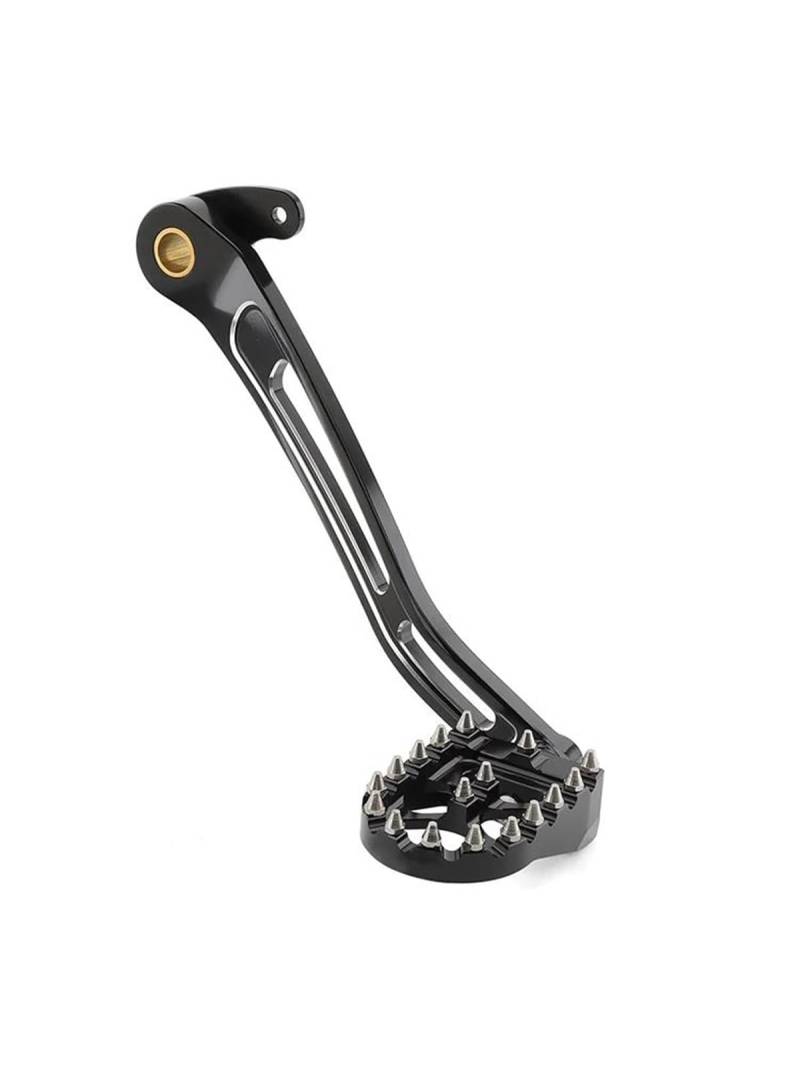 Fußrasten Motorrad Für Fat Für Bob 114 Für FXFBS Low Rider ST Für FXLRST Softail Standard Für FXST Street Bob 114 Motorrad MX Bremse Für Hebel Peg Pedal Motorrad Fußrasten(Black White) von NOKRGQW