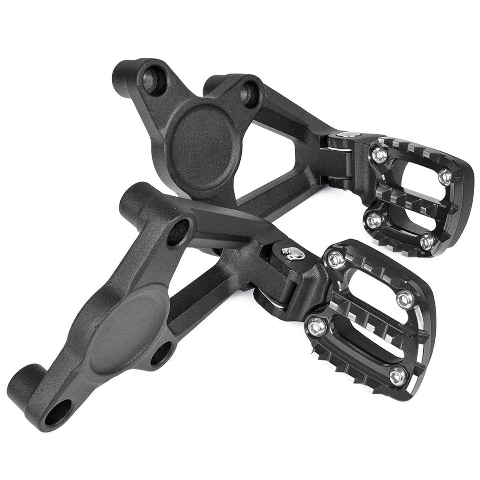 Fußrasten Motorrad Für XADV750 Für XADV 2017-2020 Für X-ADV 750 Motorrad CNC Passagier Pegs Pedal Ständer Fußstützen Motorrad Fußrasten(Schwarz) von NOKRGQW