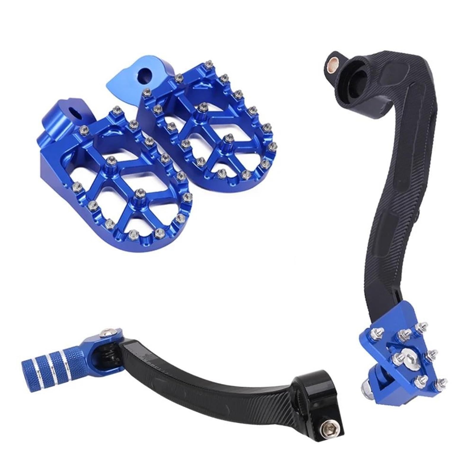 Fußrasten Motorrad Für YZ250F Für WR250F 2010-2023 Für YZ250FX 2015-2023 Für Dirt-Motorrad-Fußrasten Fußstützen CNC-Schalthebel Bremshebel Pedal Motorrad Fußrasten(Set 1) von NOKRGQW