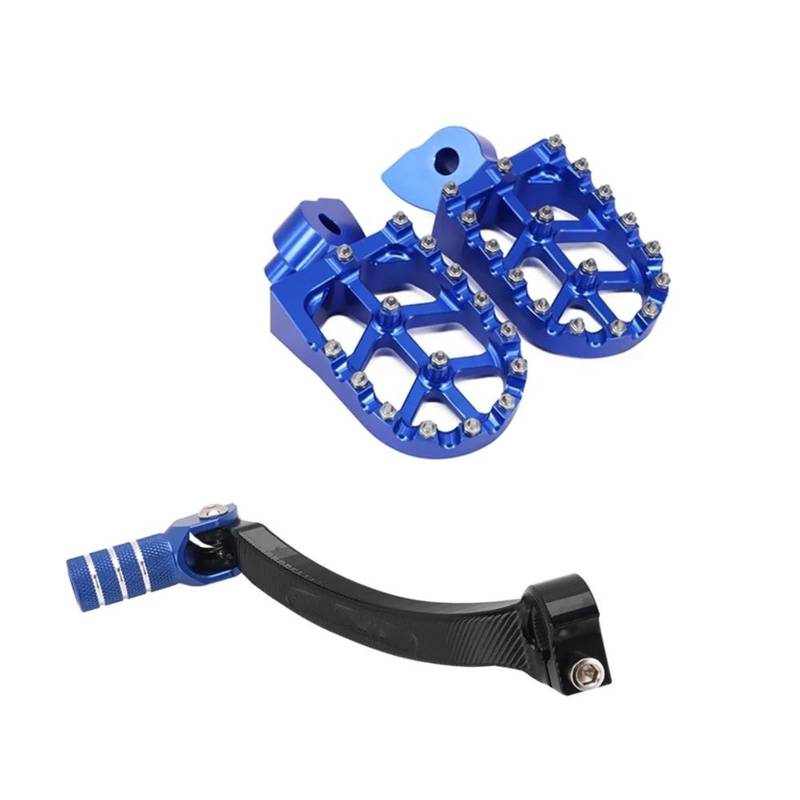 Fußrasten Motorrad Für YZ250F Für WR250F 2010-2023 Für YZ250FX 2015-2023 Für Dirt-Motorrad-Fußrasten Fußstützen CNC-Schalthebel Bremshebel Pedal Motorrad Fußrasten(Set 2) von NOKRGQW