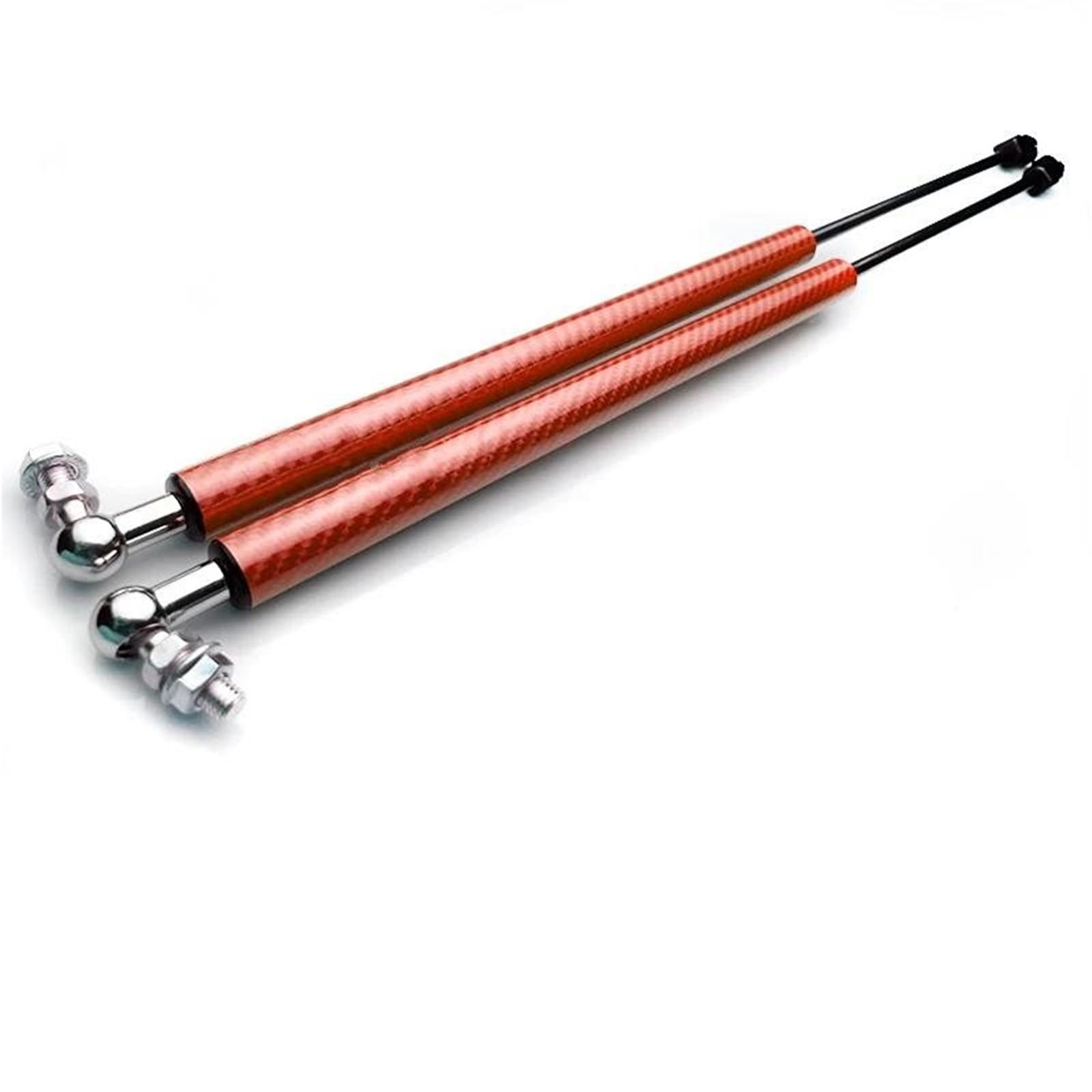 Haubendämpfer Für Skoda Für Rapid 2013-2021 Auto Haube Lift Gas Unterstützung Dämpfer Stoßdämpfer Hydraulische Stange Zubehör Motorhaubendämpfer(Carbon Red) von NOKRGQW