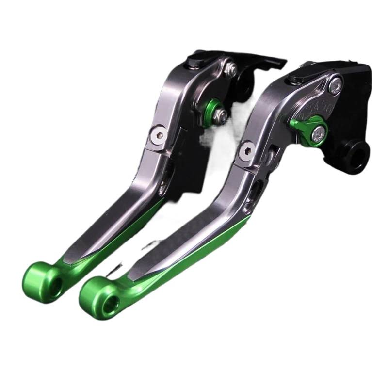 Kupplungshebel Motorrad Für Kawasaki Z 900RS Für Z900 RS Für Z900RS 2018 2019 2021 2022 CNC Klappbare Ausziehbare Motorradbremskupplungshebel Motorrad-Bremshebel(Green Titanium) von NOKRGQW