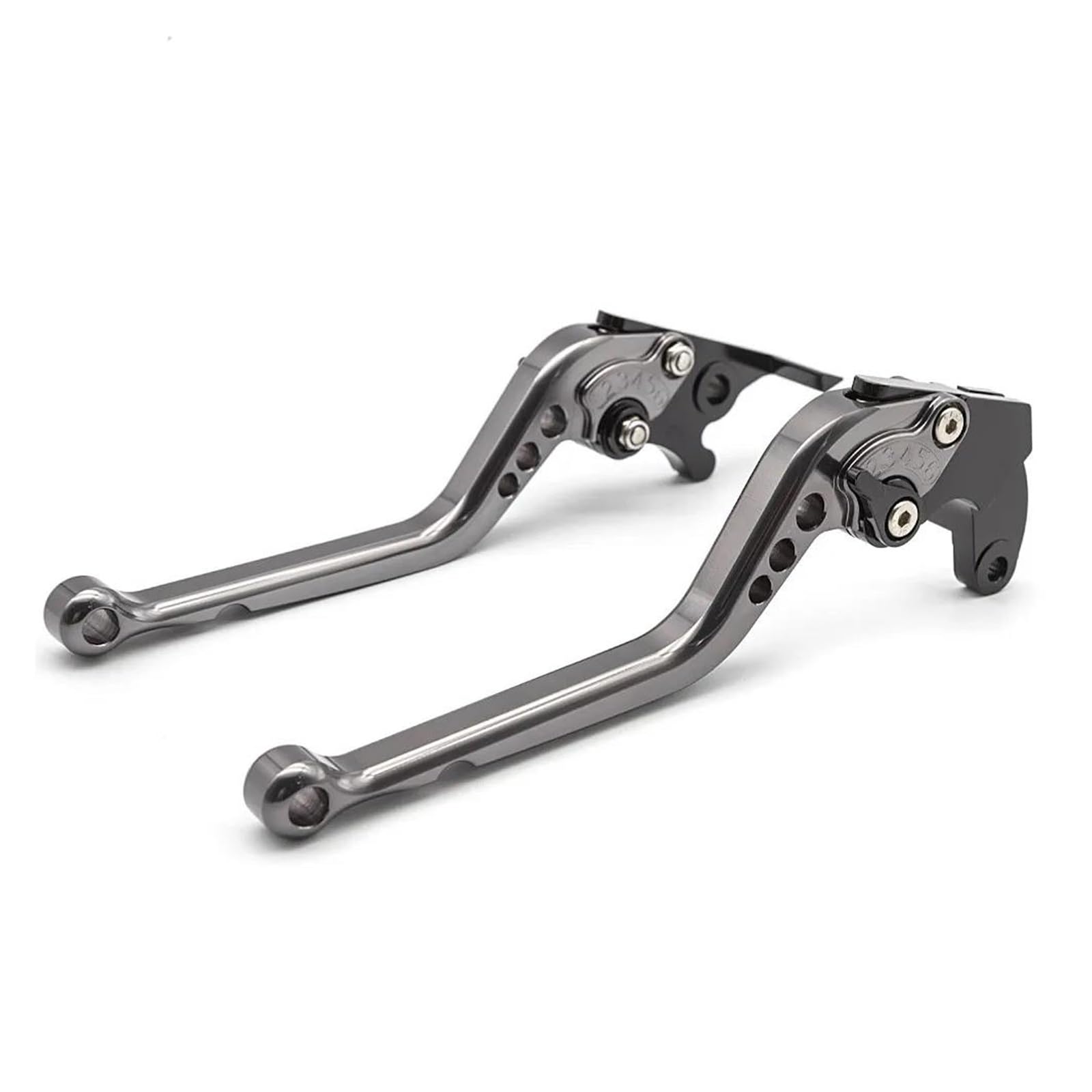 Kupplungshebel Motorrad Für Speed ​​400 / Für Scrambler 400X 2023 2024 CNC Aluminium Einstellbare Motorrad Bremse Kupplung Hebel Zubehör Motorrad-Bremshebel(Gray 177mm) von NOKRGQW